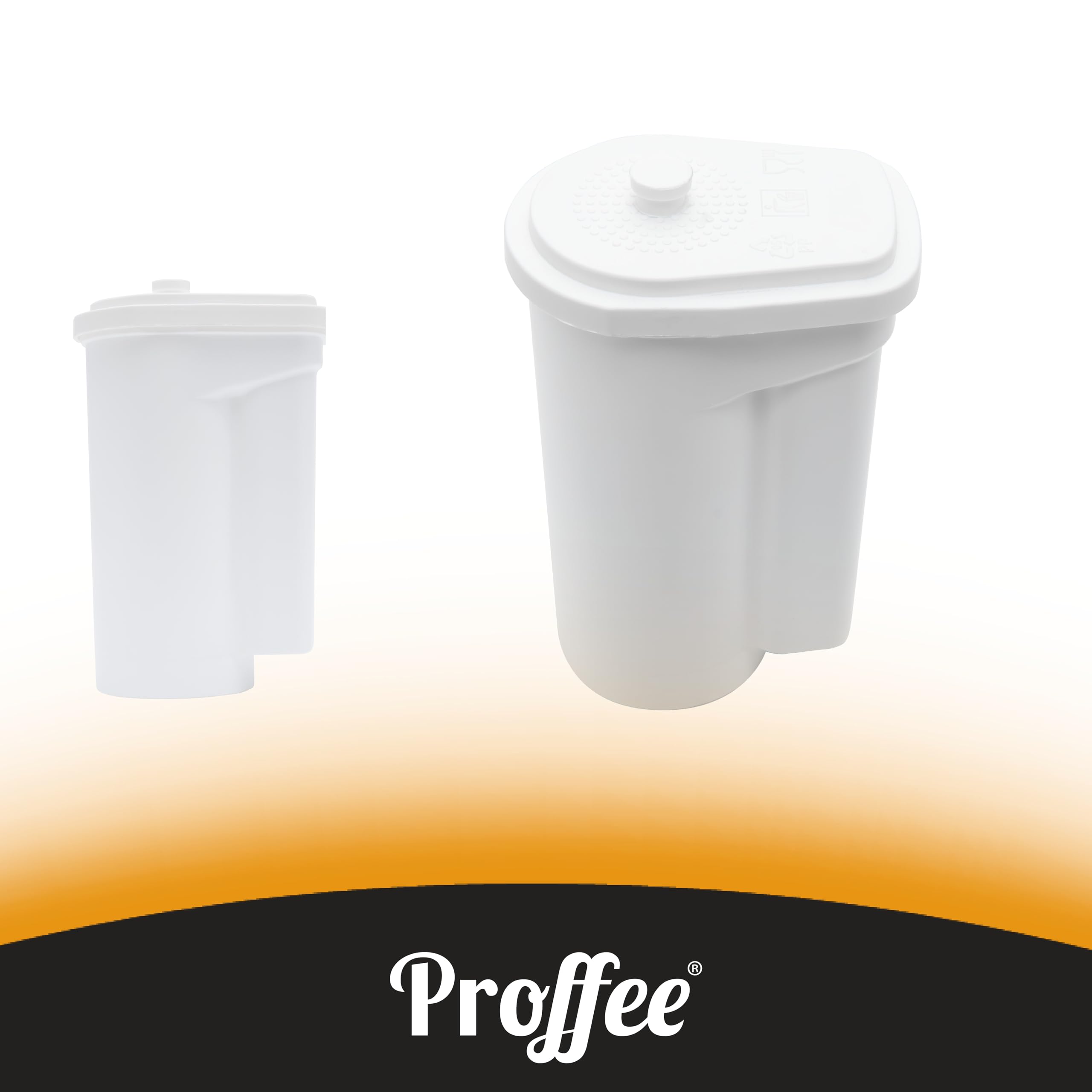 Proffee Itras | 6-Pack Water Filters Compatible with Siemens EQ Series, Bosch Series 2 & 8, Gaggenau 200 & 400 Automatic Coffee Machines - Replaces Brita Intenza Cartridge | Made in Italy | Perfect for Home & Office Coffee Brewing