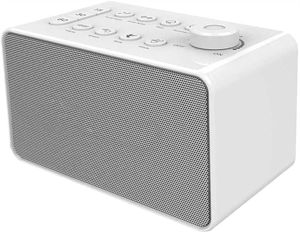 White Noise Machine for Sleep - 8 Soothing Sounds with Volume Control & Auto-Off Timer | Portable Sound Machine for Adults, Babies, Office Privacy & Travel | Perfect for Nursery, Meditation & Noise Canceling