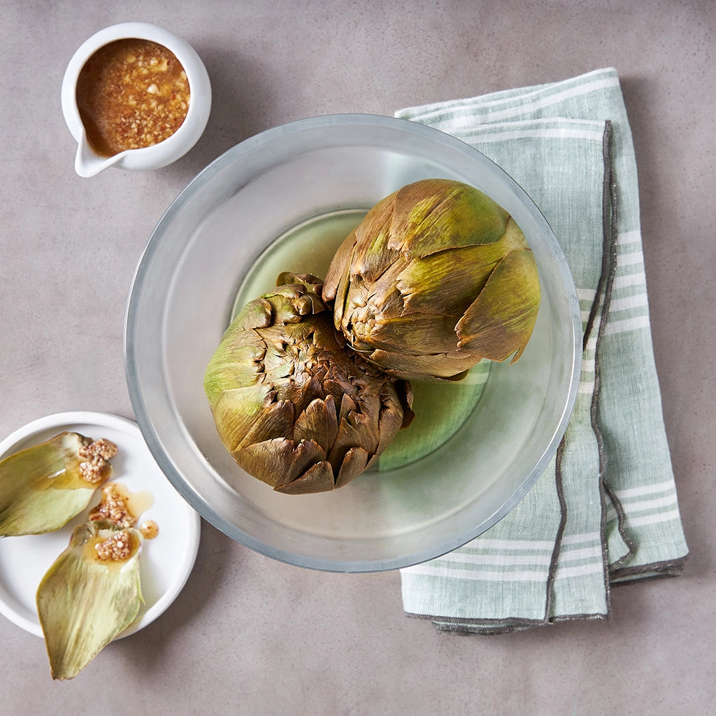 Premium Artichokes with Authentic Bagna Cauda Sauce | Italian Appetizer for Dinner Parties & Gourmet Cooking