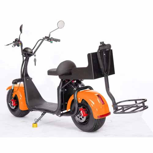 2000W 60V Electric Fat Tire Trike - 3 Wheel Scooter Moped Bike with Golf Rack, Similar to CityCoco Bike CT 3G - Perfect for Commuting, Golf Course Transport & Urban Adventure