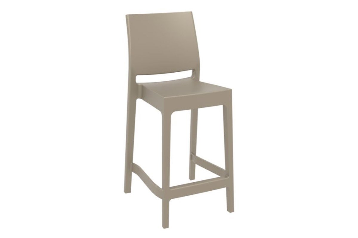 Premium Maya Bar Stool for Home & Commercial Use - 650mm Seat Height [970H x 400W] - Perfect for Kitchen Islands, Bars, Restaurants & Outdoor Entertaining
