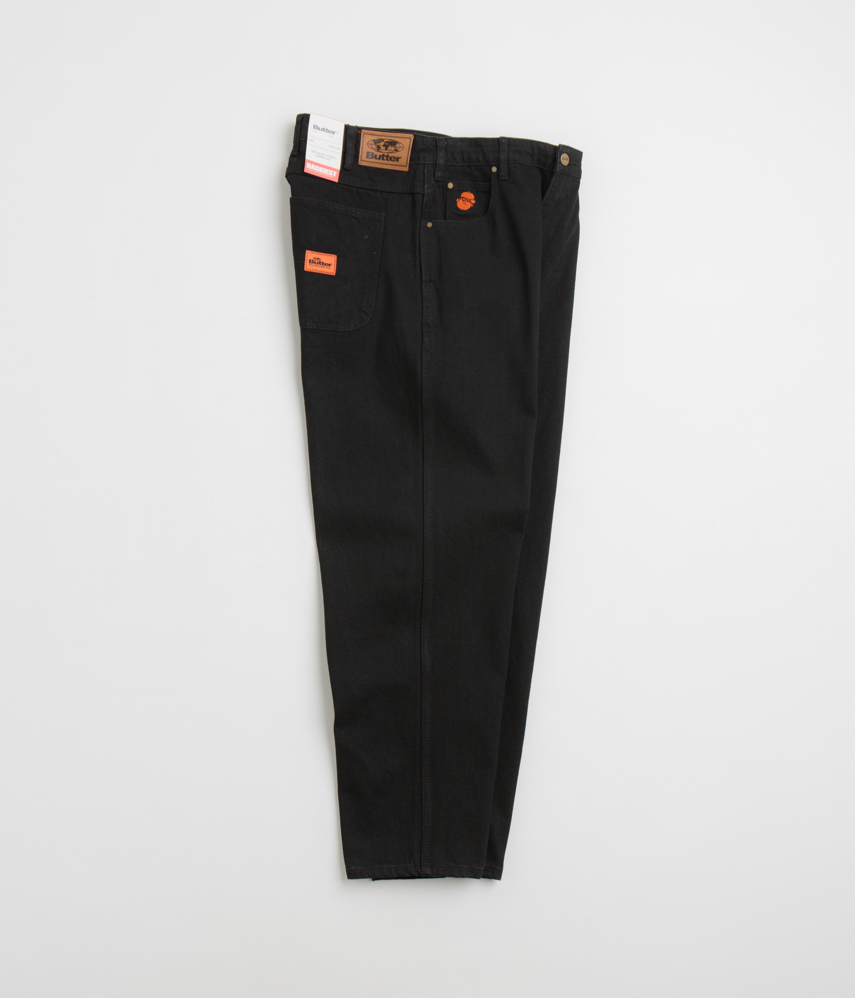Butter Goods Santosuosso Blackout Jeans for Men - Stylish Slim Fit Denim Pants for Casual Wear and Street Fashion