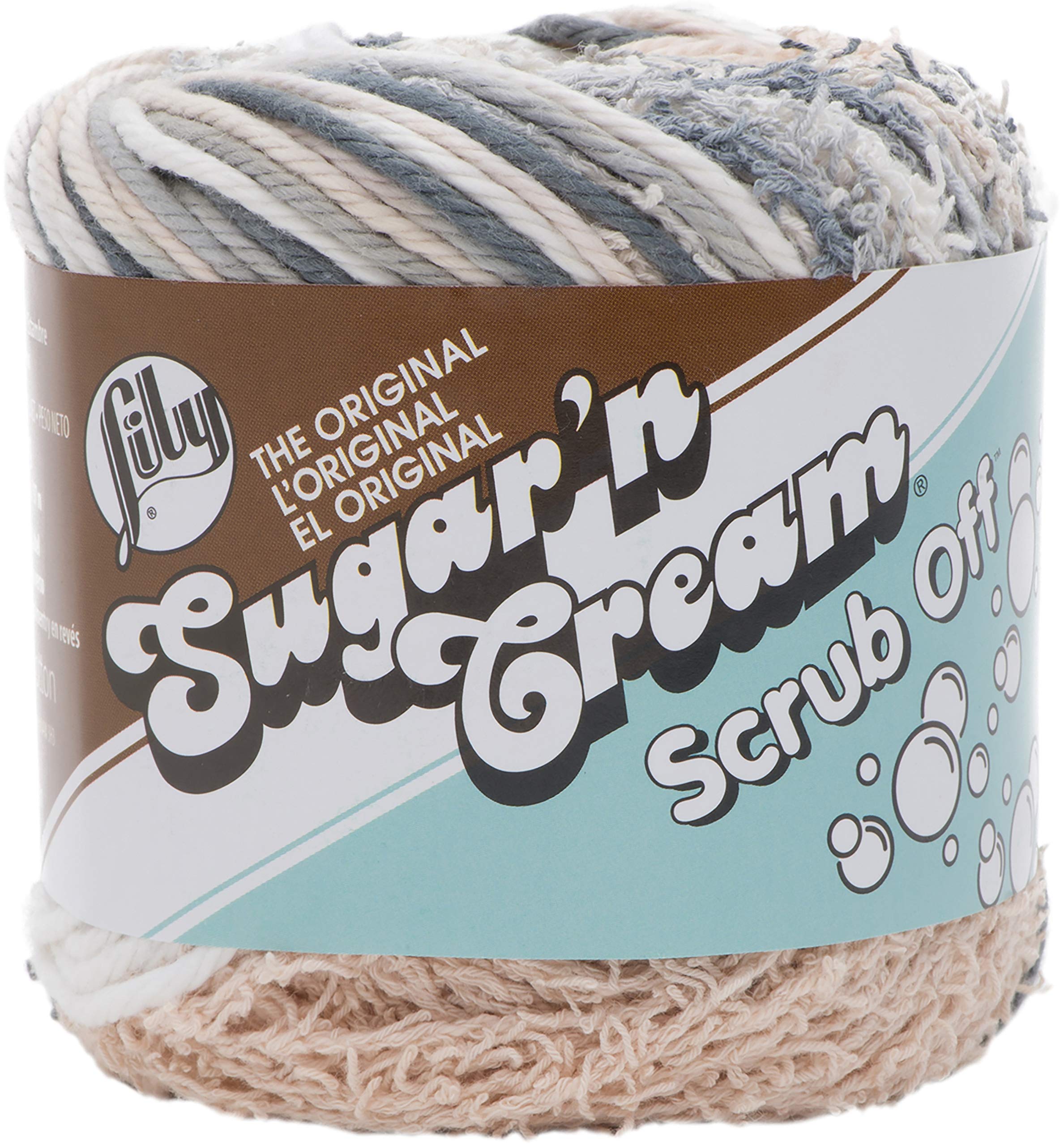 Lily Yarn Sugar & Cream - Soft Cotton Yarn for Crochet and Knitting - Perfect for DIY Crafts, Baby Blankets, and Home Decor Projects