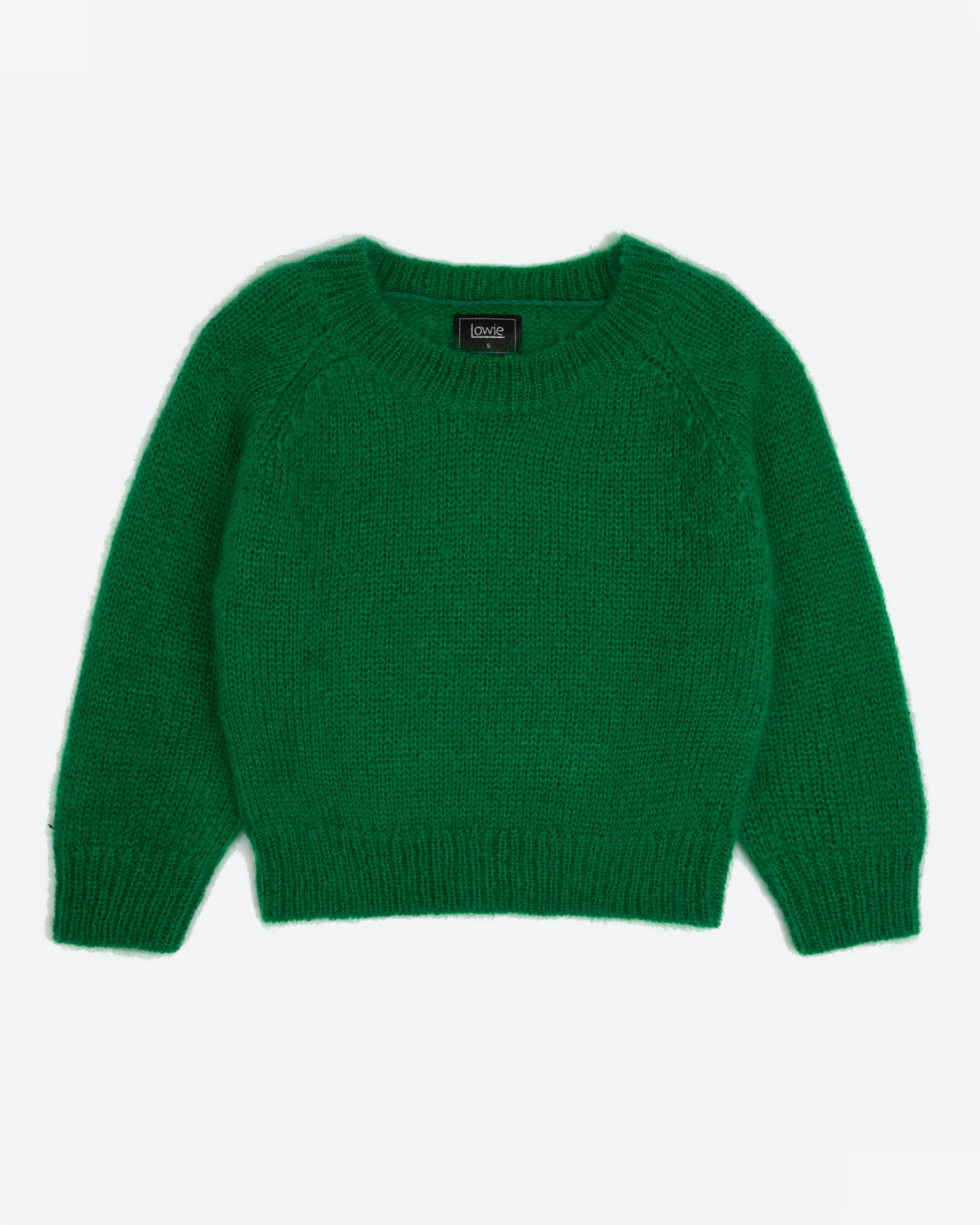 Lowie Green Mohair Jumper - Soft Women's Sweater for Fall & Winter | Cozy Knit Pullover for Casual Wear, Office & Date Nights