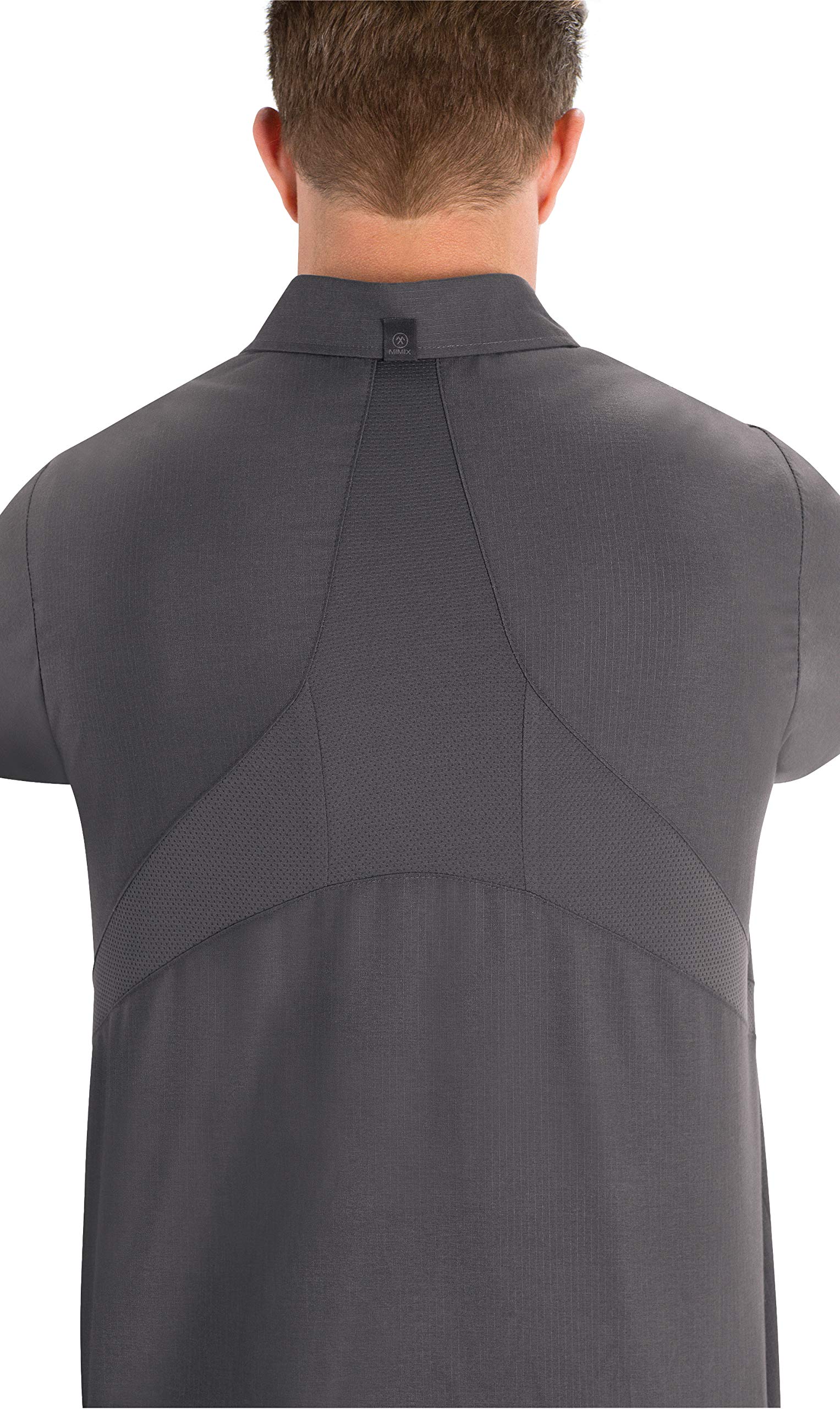 Red Kap Men's Short Sleeve Work Shirt with Mimix - Durable Cotton Blend for Construction, Landscaping & Outdoor Jobs | Comfortable Workwear for Hot Weather
