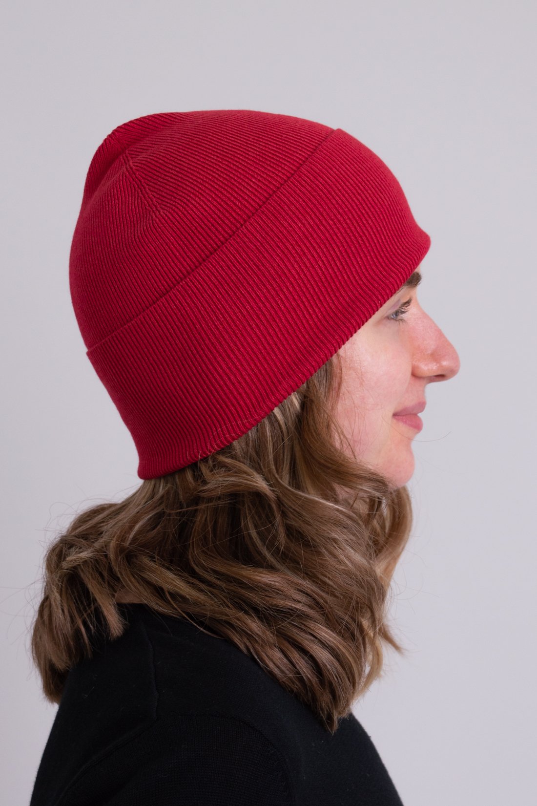 Warm Knit Beanie Hat for Women & Men - Soft Lipstick & Bamboo Cotton Blend - Perfect for Winter, Outdoor Activities & Fashion Accessories