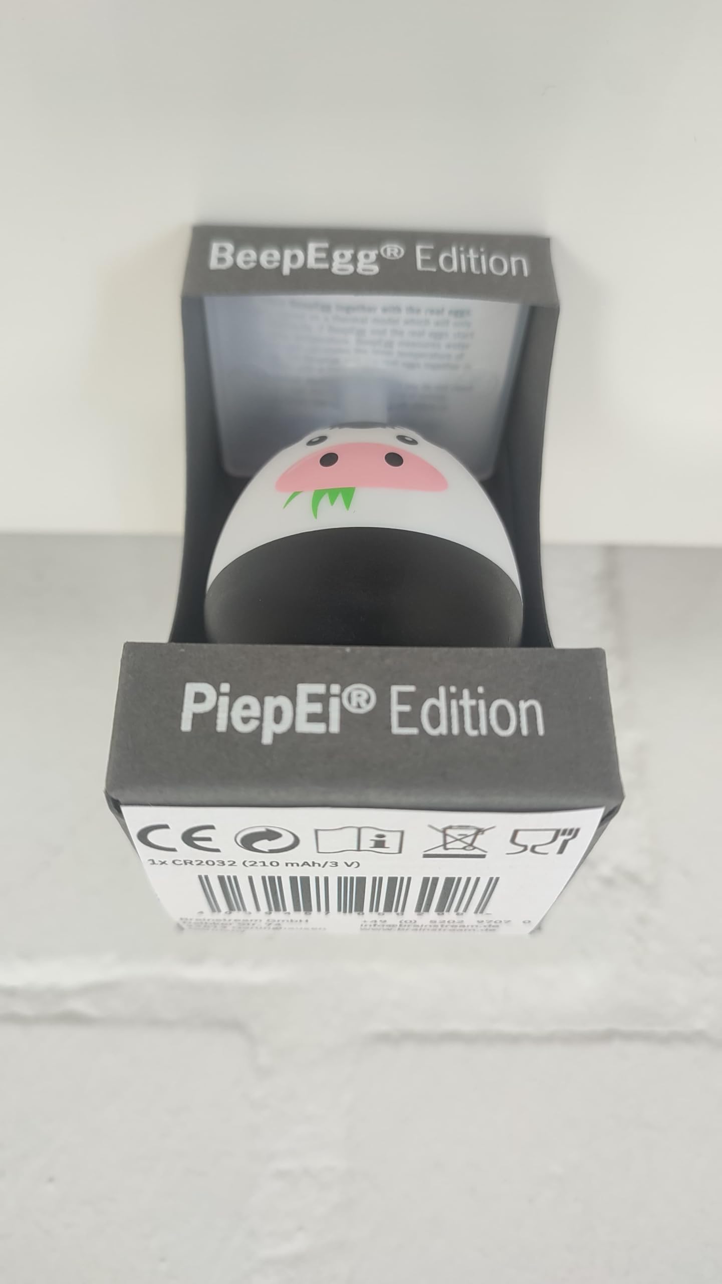 Moo BeepEgg - Digital Egg Timer for Perfect Soft, Medium, Hard Boiled Eggs | Food Safe Musical Egg Cooker | Floating Kitchen Timer for Cooking | Ideal for Breakfast, Meal Prep & Cooking Enthusiasts