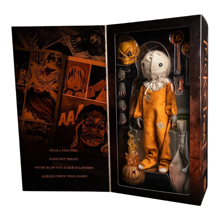 Trick 'r Treat Sam Deluxe 1:6 Scale Collectible Action Figure - Horror Movie Character Model for Display & Halloween Decor