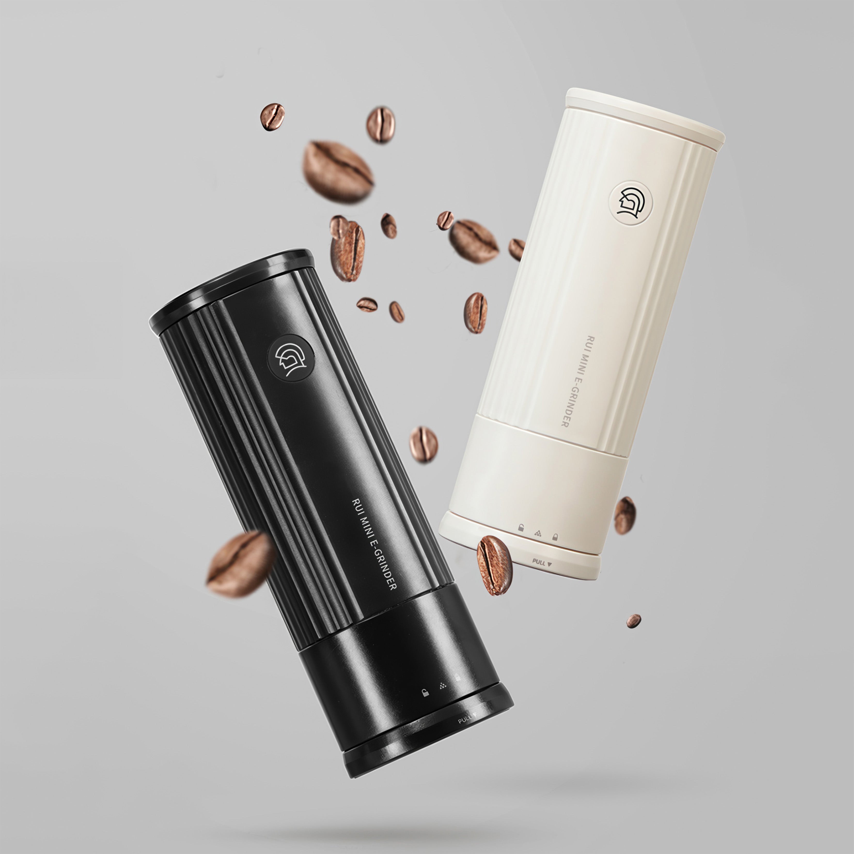 Mini Rui Compact Travel Coffee Grinder - Portable Electric Burr Mill for Espresso, French Press & Pour Over - Perfect for Camping, Office & Home Use