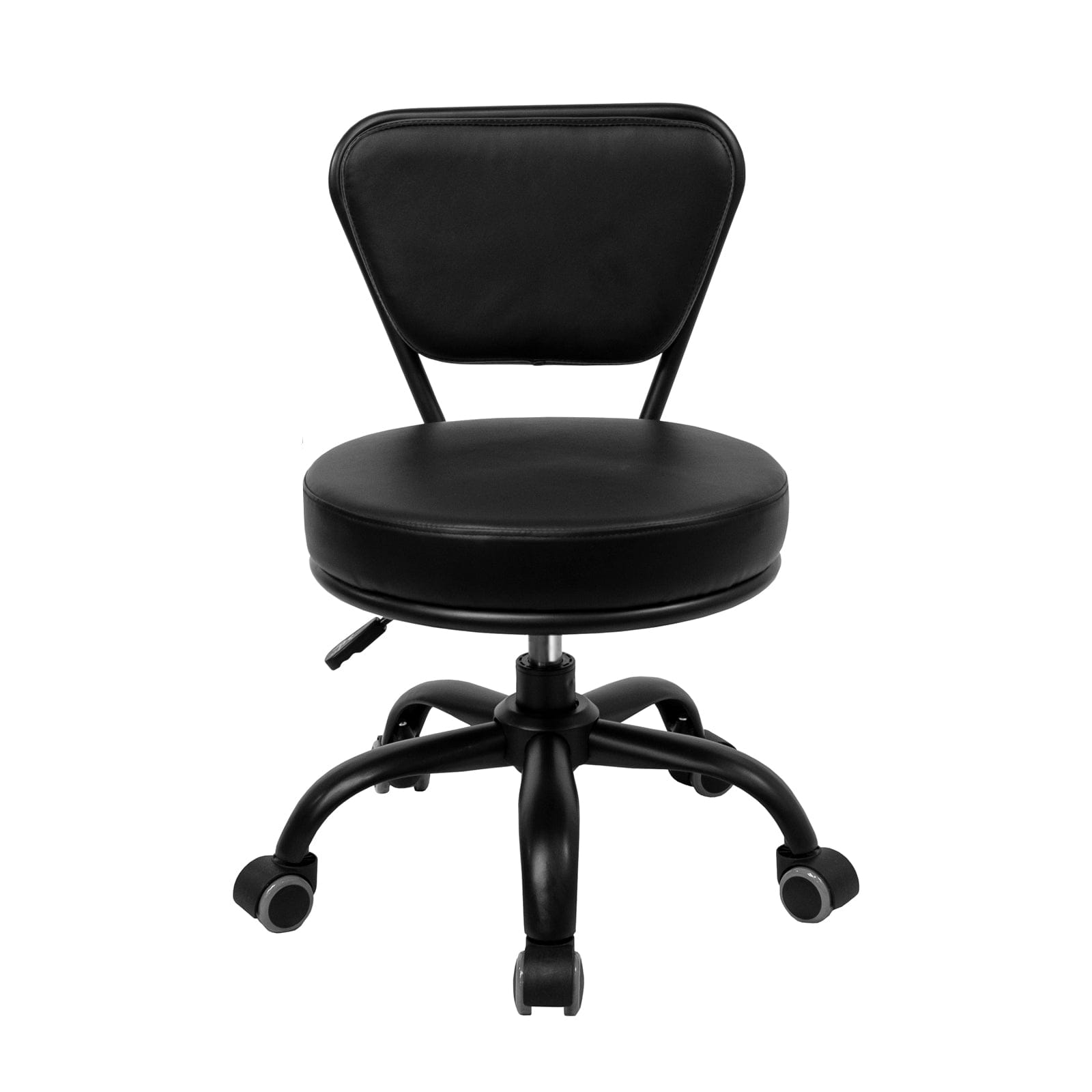 Premium Dayton Salon Pedicure Technician Stool - Adjustable Hydraulic Swivel Stool for Spa & Nail Technicians - Ergonomic Beauty Salon Chair for Manicures, Pedicures & Massage Therapy