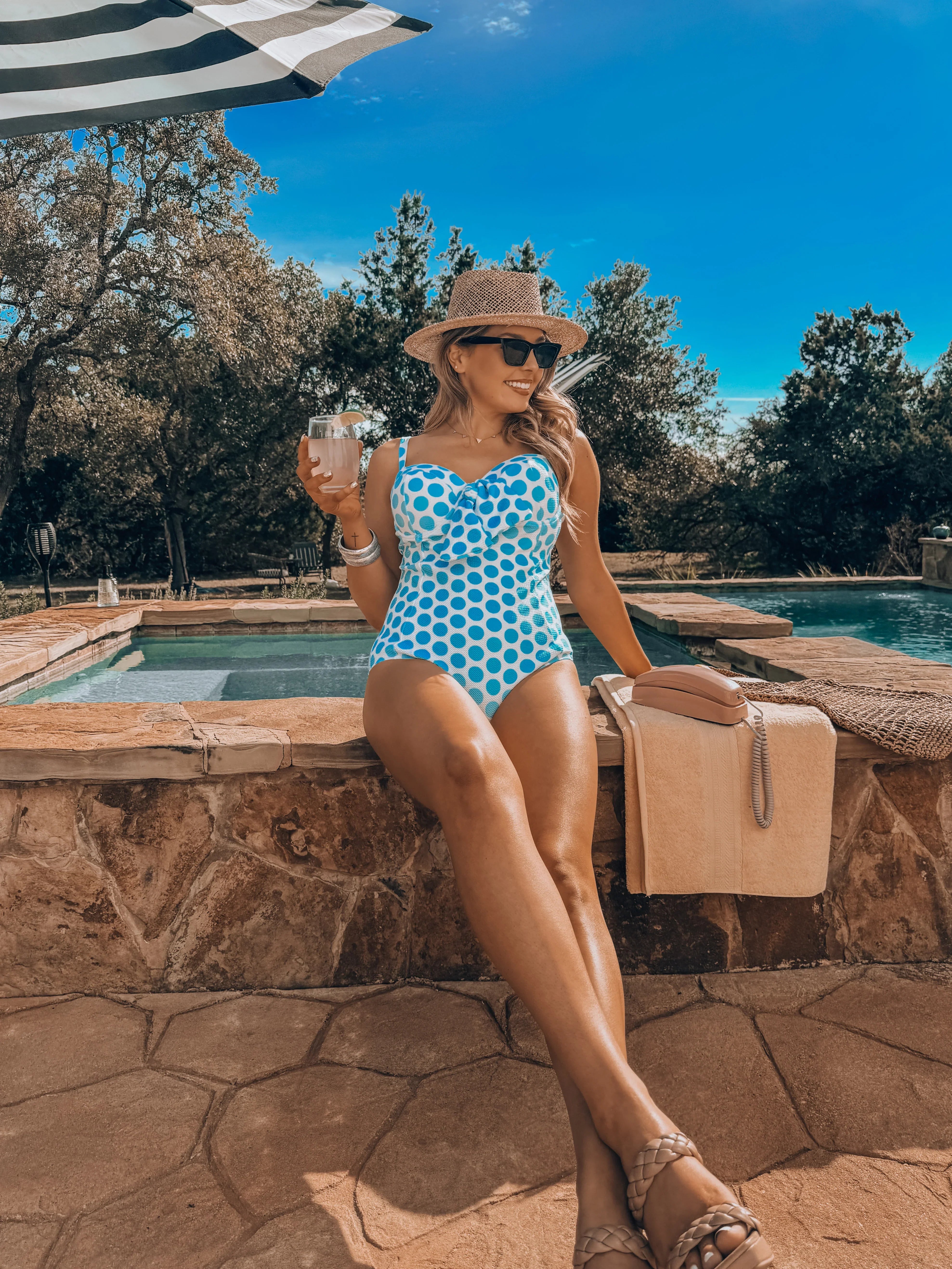 Dolce Vita Women's Swimwear Set - Trendy Bikini & Cover Up for Beach, Pool & Vacation | Preorder Now