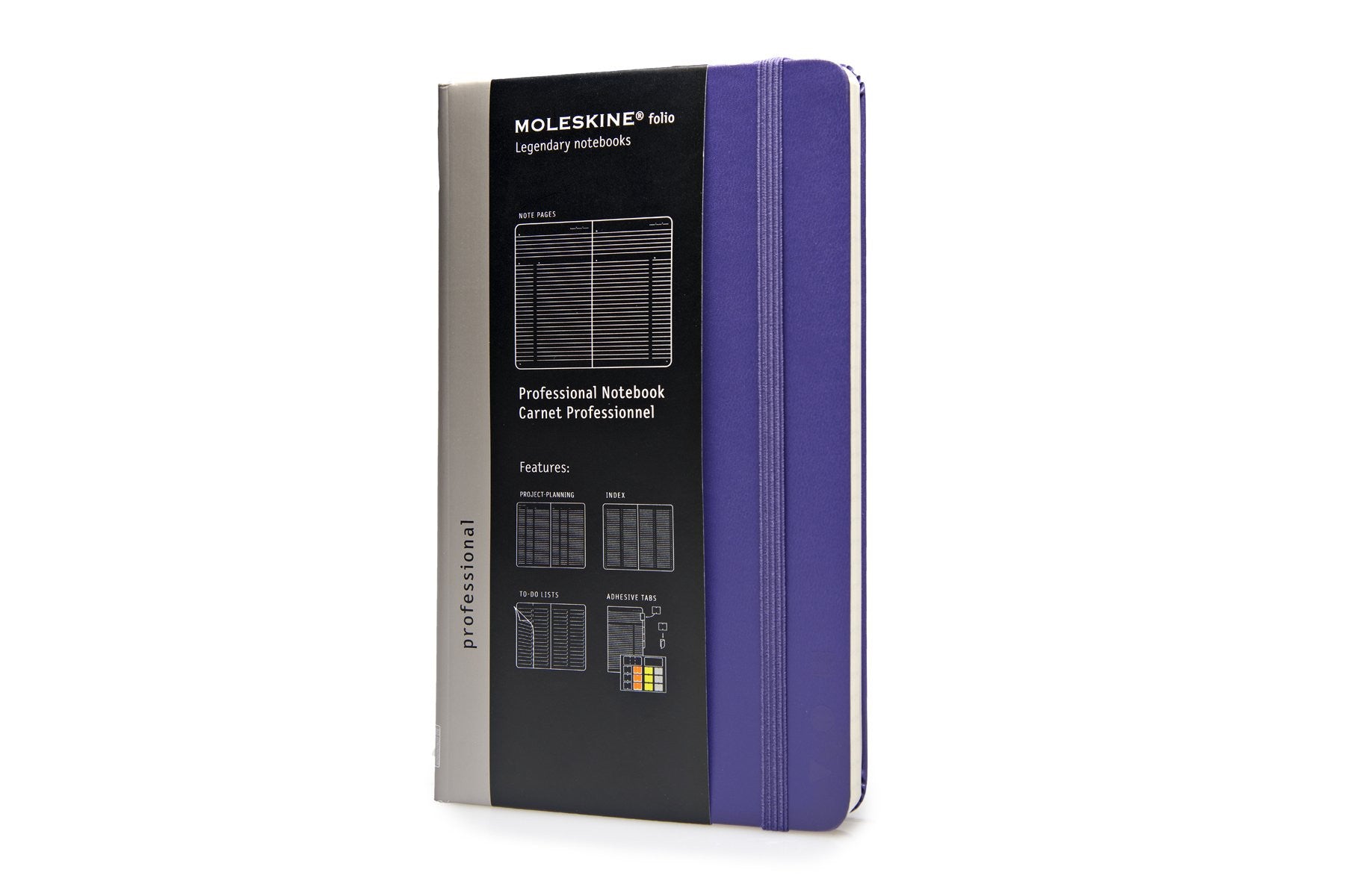 Premium Moleskine Folio Professional Notebook - Large Size (8.5