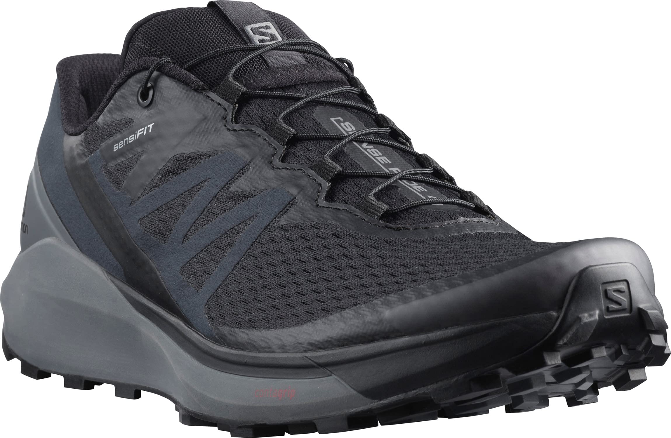 Salomon Men's Sense Ride 4 Hiking Shoes - Lightweight Trail Running Shoes for Men - Waterproof & Durable for Outdoor Adventures, Hiking, Backpacking