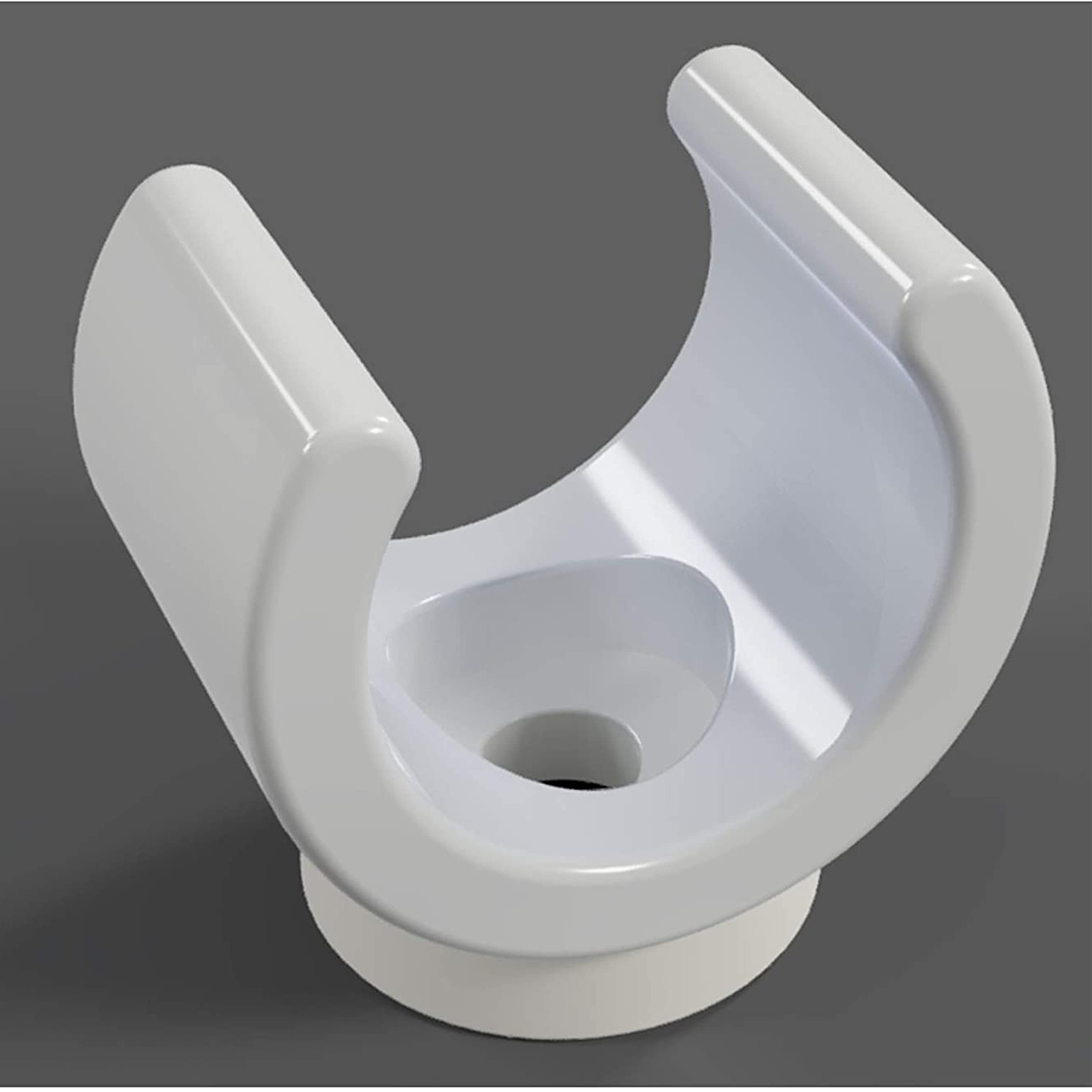 1/2 Inch PEX Pipe Support Hangers 130 Pack - U-Shaped PVC Water Pipe Clamps for PEX-AL-PEX & PEX Tubing - Ideal for Plumbing, HVAC & Underfloor Heating Systems