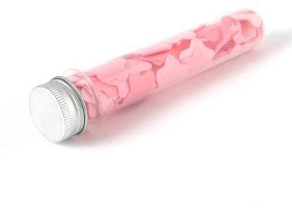 Portable Flower-Shaped Paper Soap Strips in Test Tube Bottle - Travel Hand Wash for Camping, Hiking & Outdoor Activities