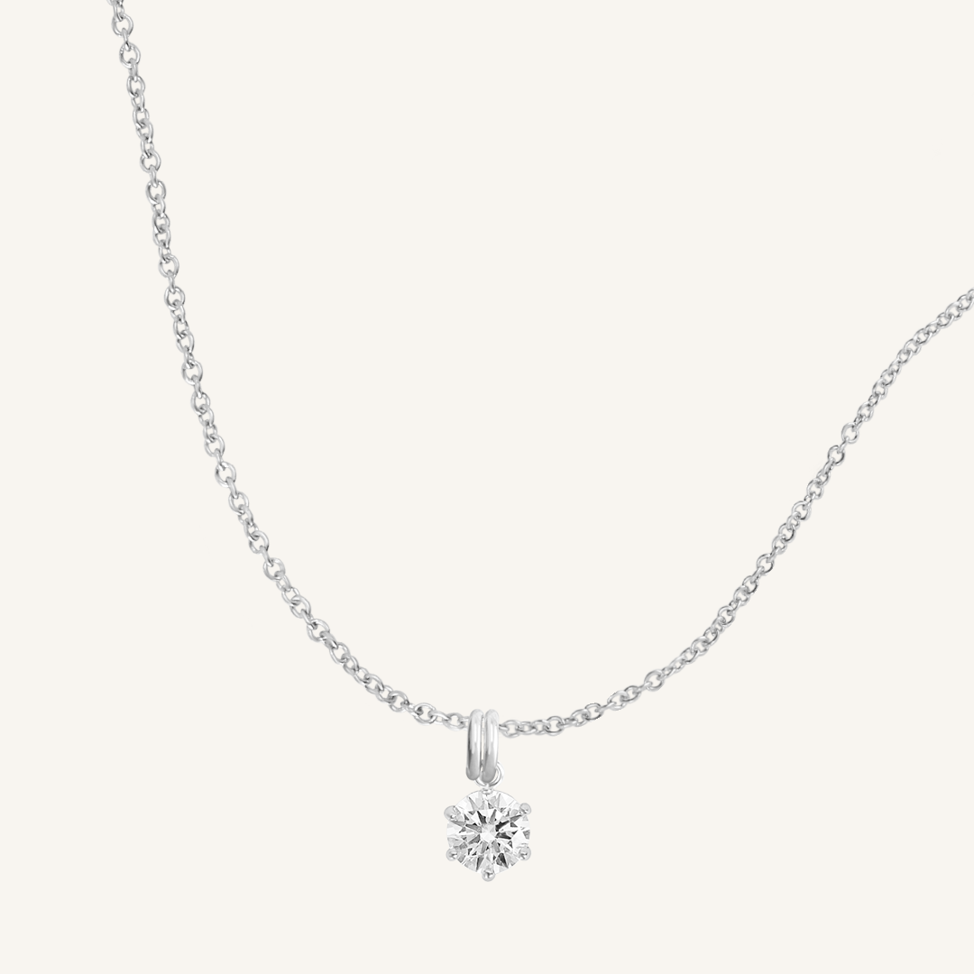 Grace Charm Necklace - Elegant Silver Pendant for Women | Perfect for Weddings, Date Nights & Special Occasions