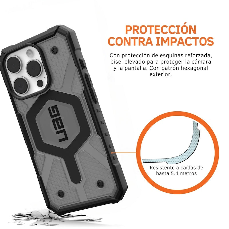 UAG Pathfinder Rugged Case for iPhone 16 Pro - Black | Military Drop Tested | Shockproof & Scratch Resistant | Perfect for Outdoor Adventures & Daily Protection