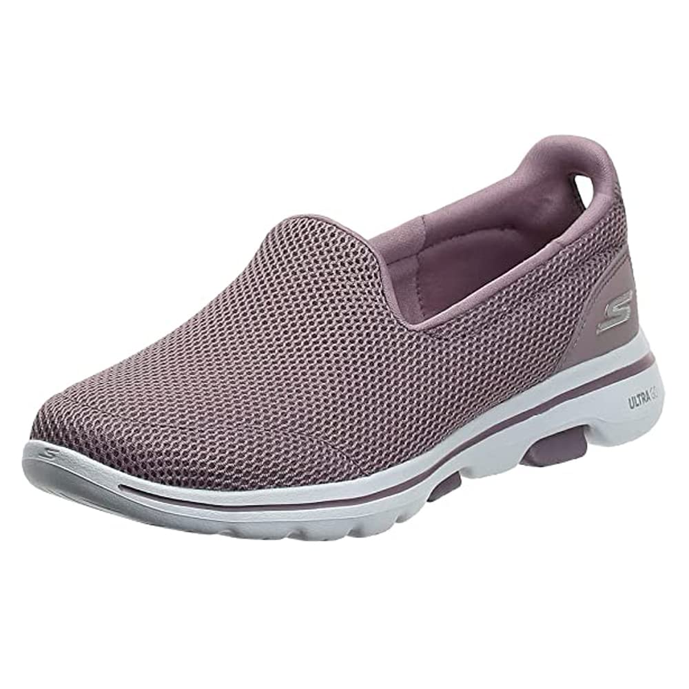 Skechers Women's Go Walk 5 - Lightweight Walking Shoes for Women with Arch Support | Slip-On Comfort for Travel, Work & Everyday Wear