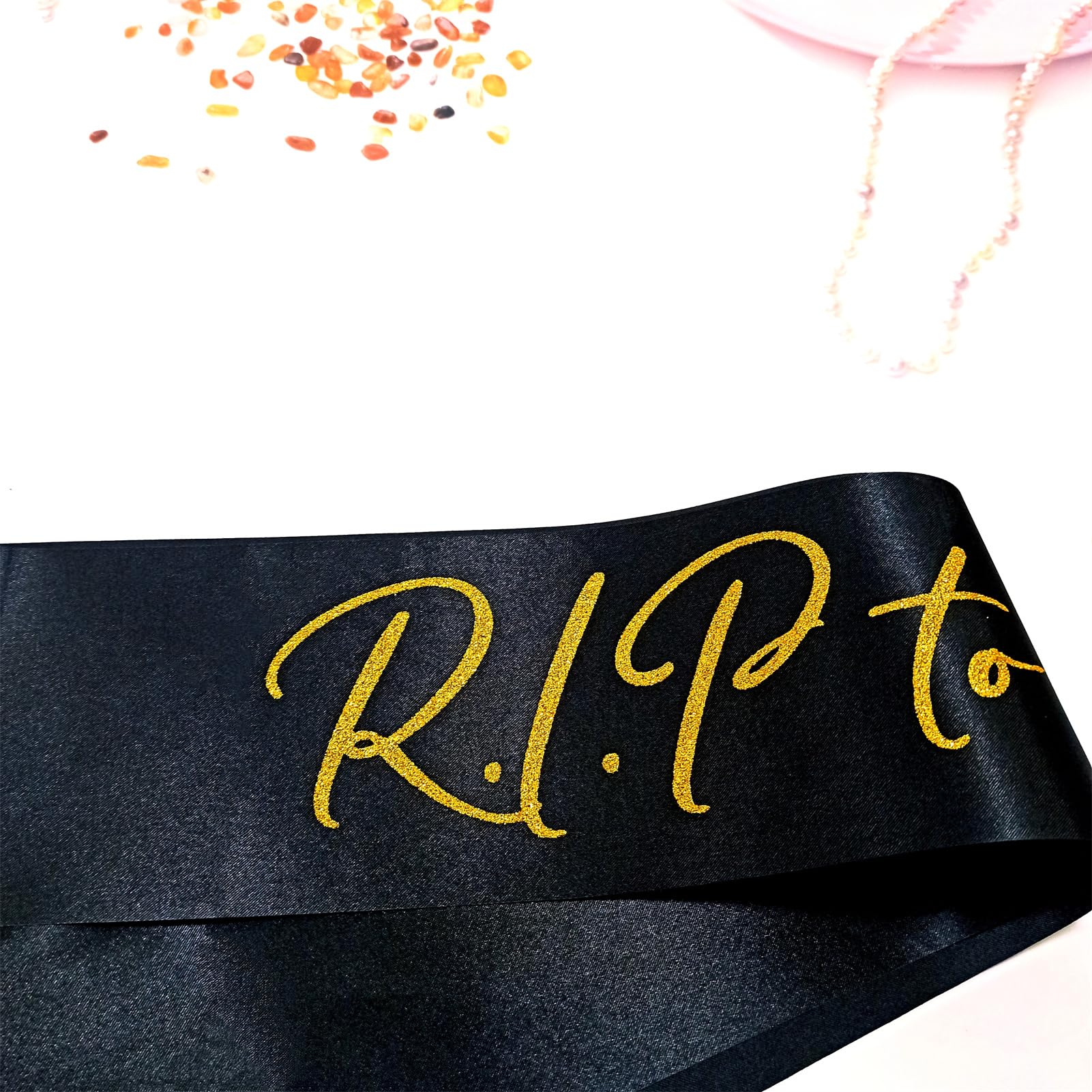 Magnusson's Garden 30th Birthday Sash - RIP to My 20s & Youth Decor for Thirtylicious Birthday Girl | Flirty Dirty Thirty Thriving Mid-Life Crisis Party Decorations - Perfect for 30th Birthday Parties, Milestone Celebrations & Fun Photo Props