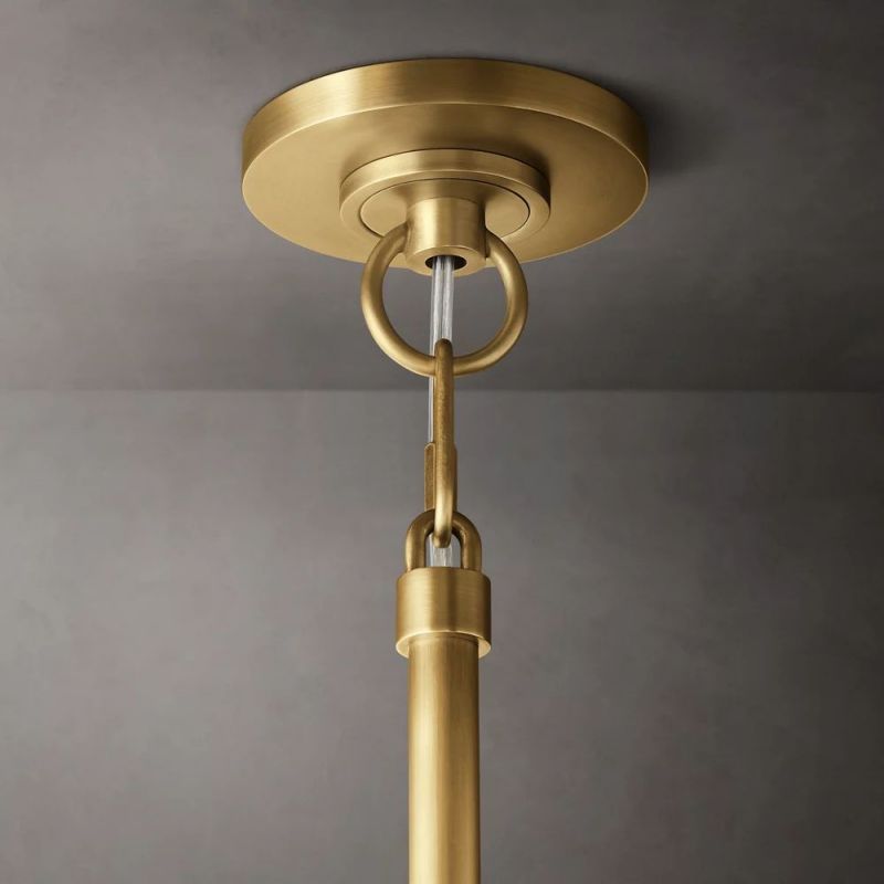 Crystal Ball Round Chandelier 24 Inch - Elegant Modern Ceiling Light Fixture for Dining Room, Bedroom, Living Room & Entryway Lighting