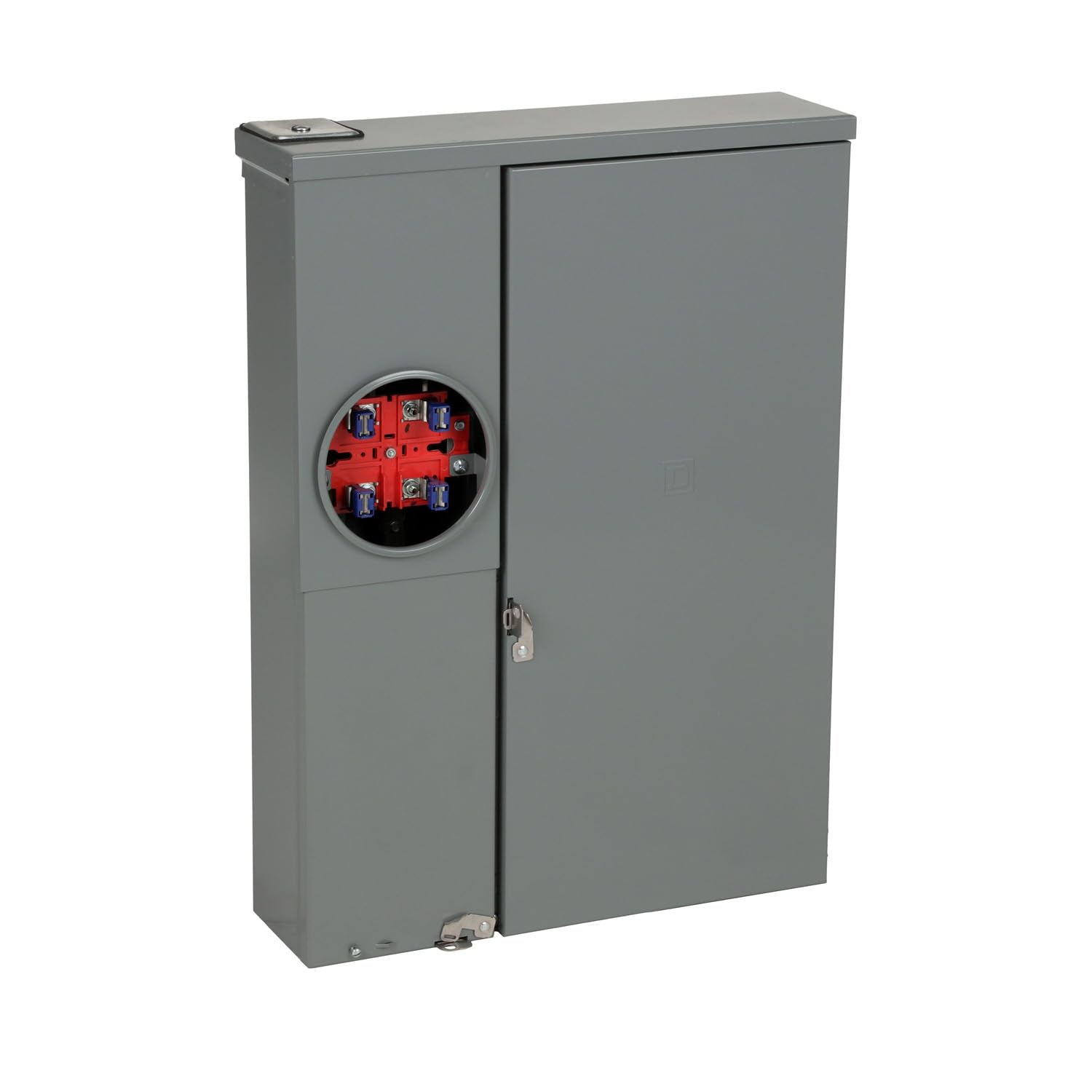 Square D Homeline SC816F200PS 200 Amp 8-Space 16-Circuit Outdoor Solar-Ready Meter Main Breaker Panel - Weatherproof Electrical Load Center for Residential & Commercial Solar Installations