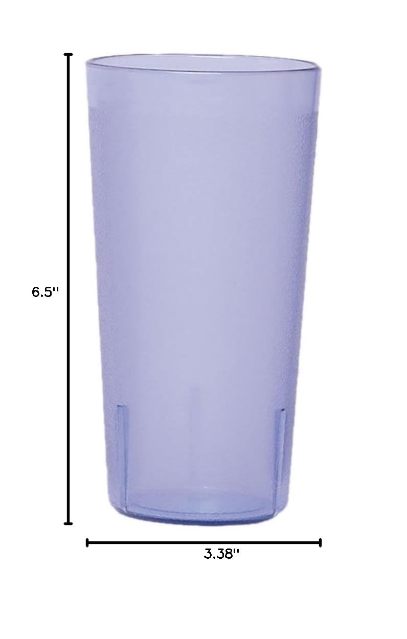 Cambro Colorware Slate Blue 20 oz Insulated Tumbler - Double Wall Vacuum Stainless Steel Cup for Hot & Cold Drinks - Perfect for Coffee, Tea, Iced Beverages at Home, Office or Travel