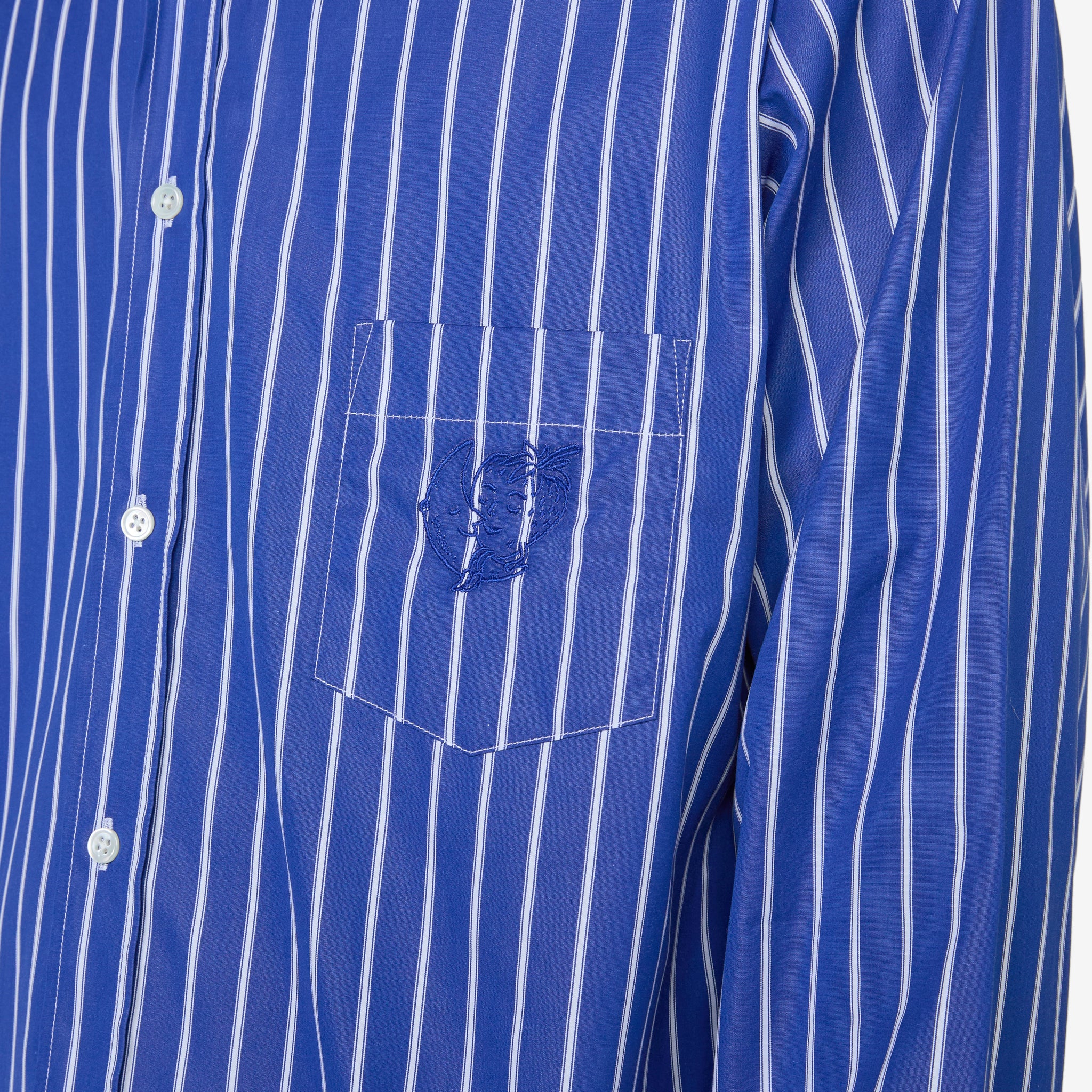 Blue Striped Button Down Shirt for Men - Casual & Business Wear - Perfect for Office, Date Night & Outdoor Activities