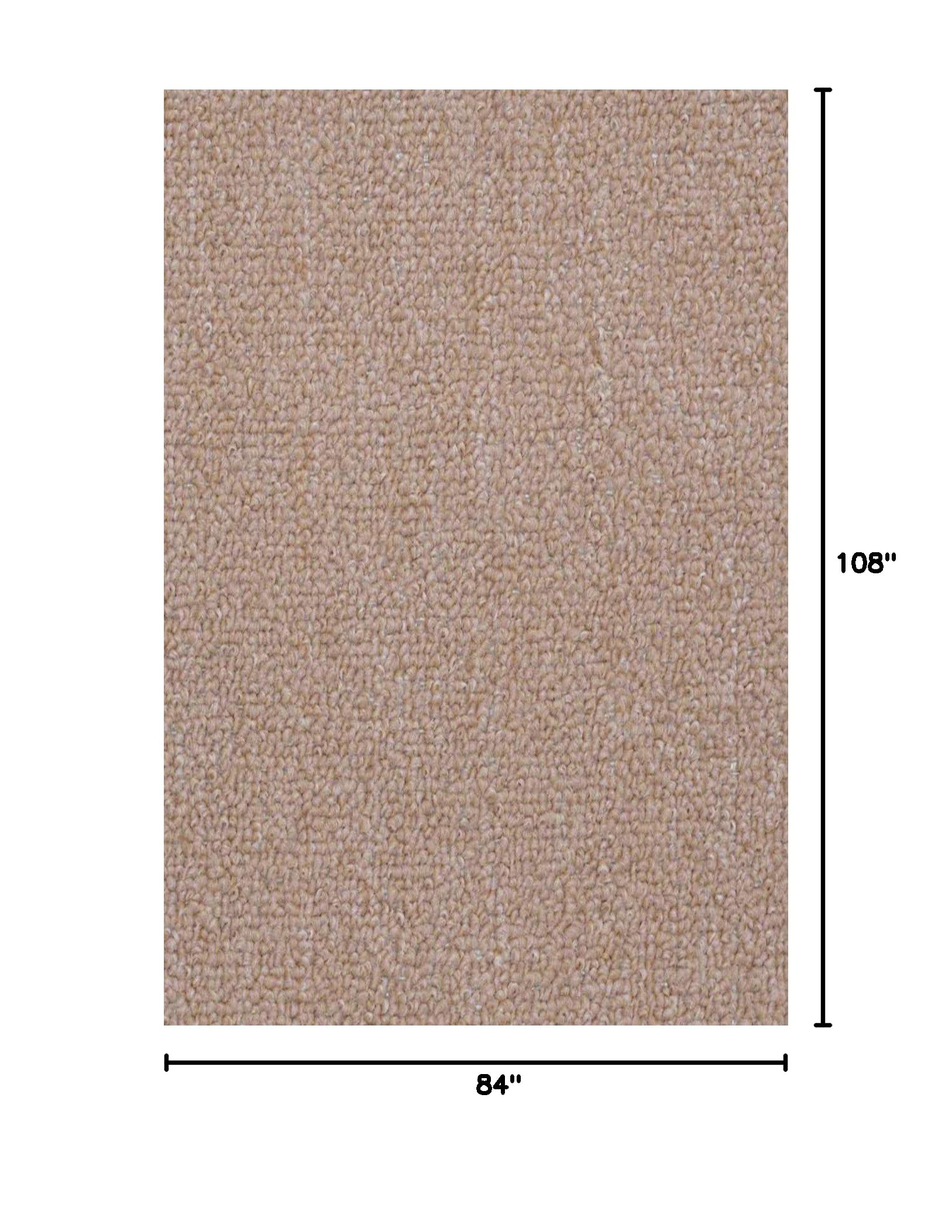 Premium Beige Area Rug 7'x9' - Indoor/Outdoor Commercial Grade Carpet for Home, Office & Patio - Soft, Durable & Stain-Resistant - Perfect for Living Room, Bedroom or High-Traffic Areas