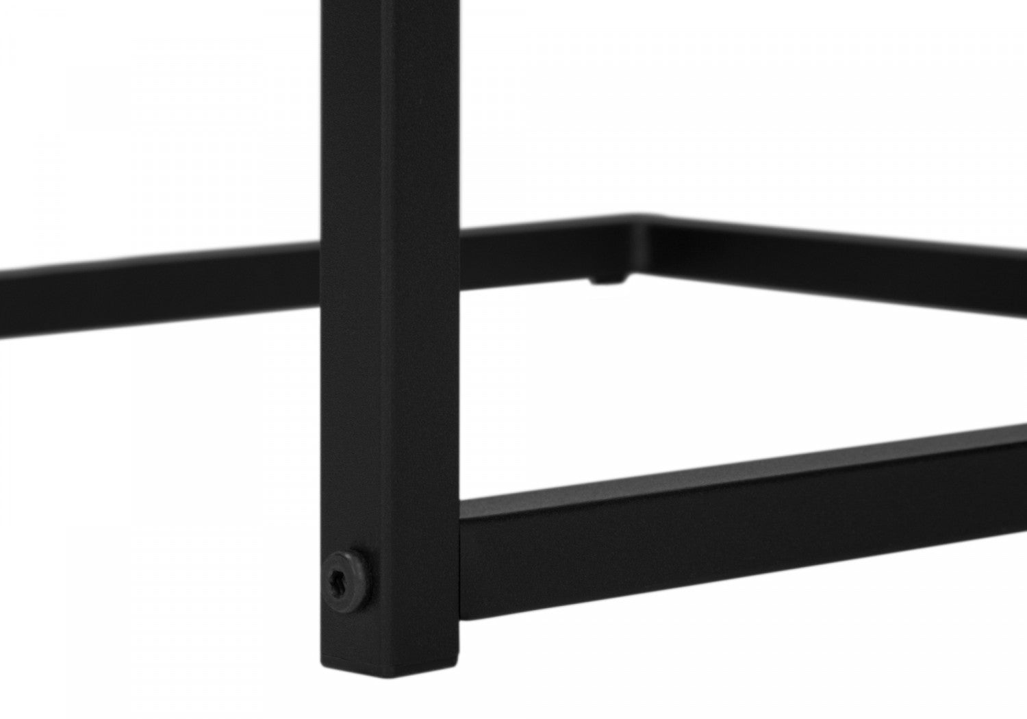 Black Cedar Wood Side Table - Rustic Nightstand for Bedroom, Living Room & Outdoor Patio Furniture