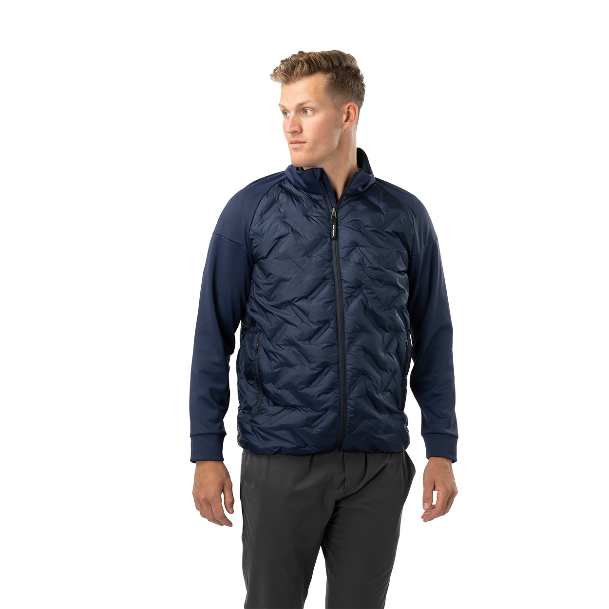 Bauer FLC Core Hybrid Jacket Senior - Lightweight Hockey Jacket for Men - Perfect for Ice Skating, Hockey Games & Outdoor Winter Sports