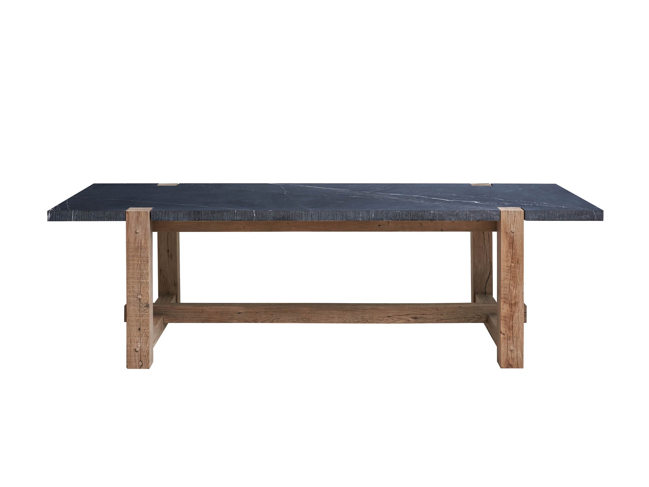 Stylish Invictus Modern Dining Table Set - 6 Seater Wooden Kitchen Table with Tempered Glass Top - Perfect for Family Meals, Dinner Parties & Small Space Apartments