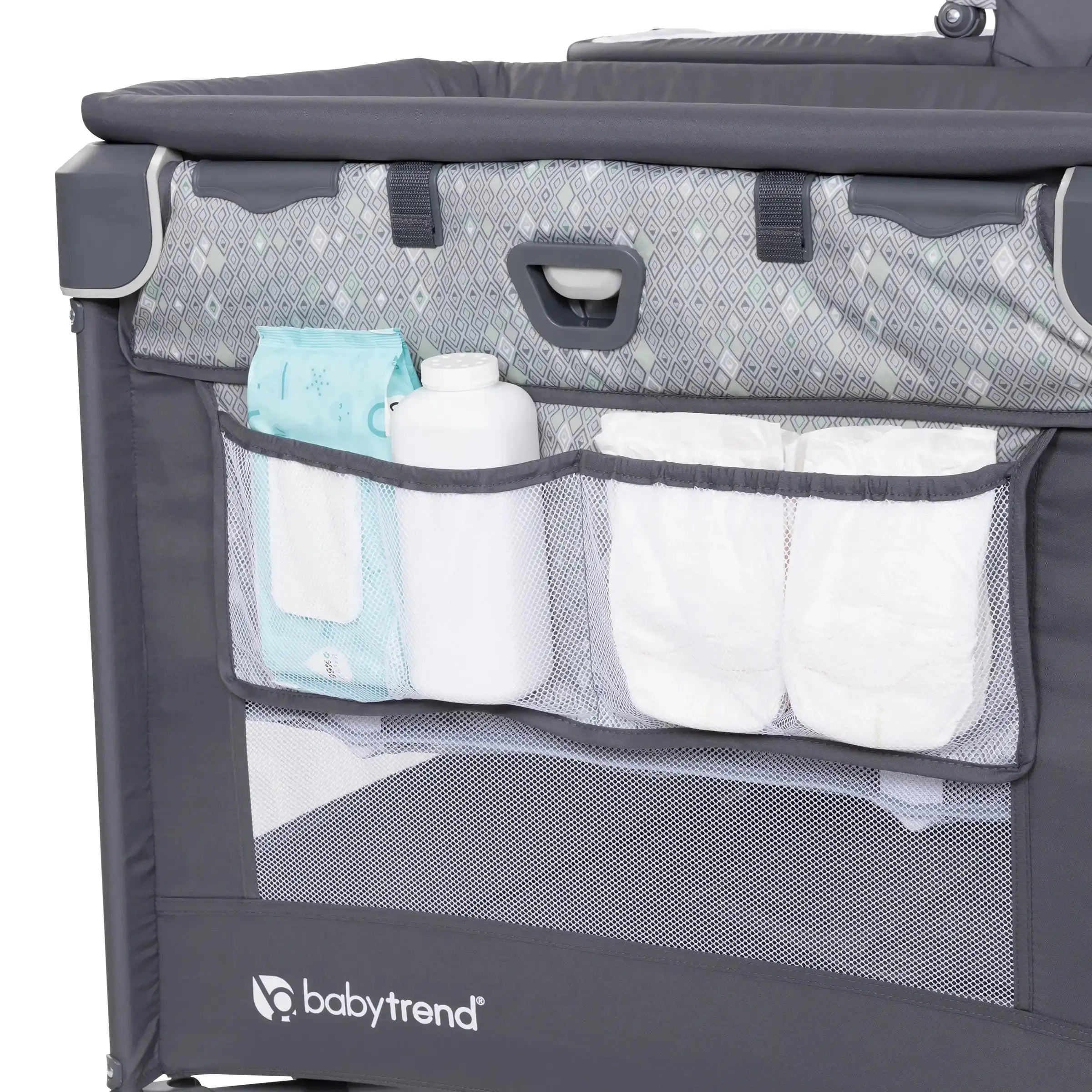 Baby Playard with Snooze Pod & Flip Over Changer - Portable Nursery Den for Newborns & Toddlers - Perfect for Bedroom, Living Room & Travel Use