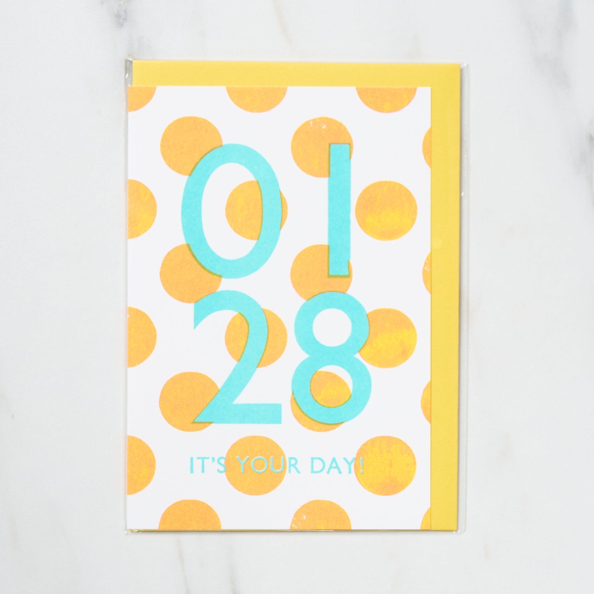365 Find Your Day Card - January Edition | Premium Letterpress Letters for Memorable Dates & Events | Perfect for Anniversaries, Birthdays & Special Occasions