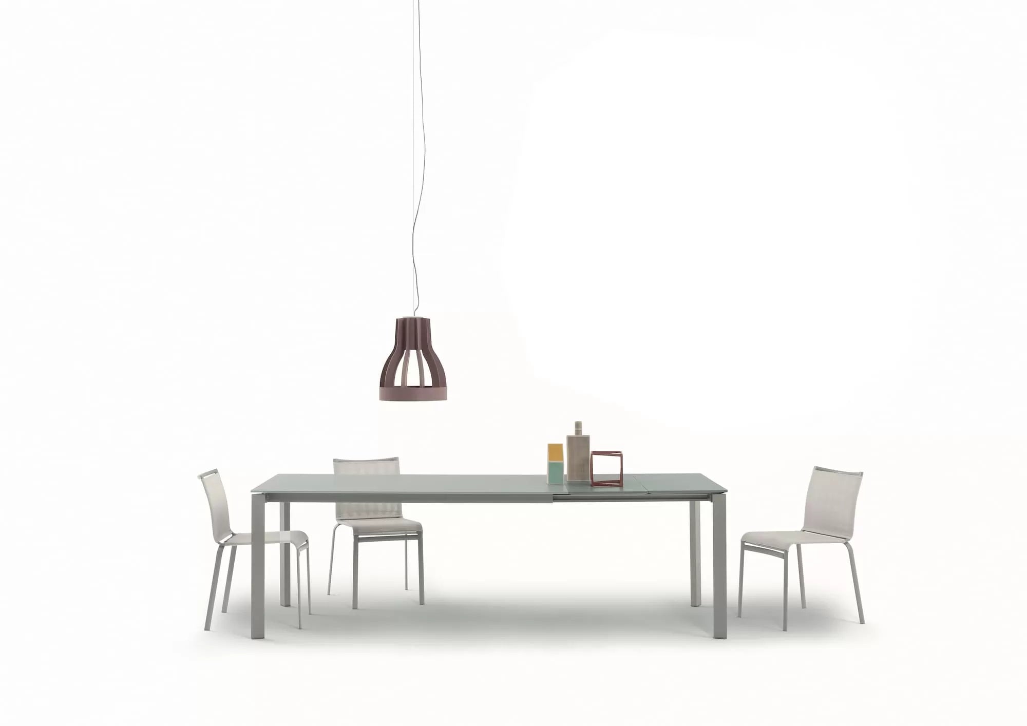 Dublino Extendable Melamine Dining Table - Expandable Kitchen Table for Small Spaces, Perfect for Apartments, Breakfast Nooks & Compact Dining Areas
