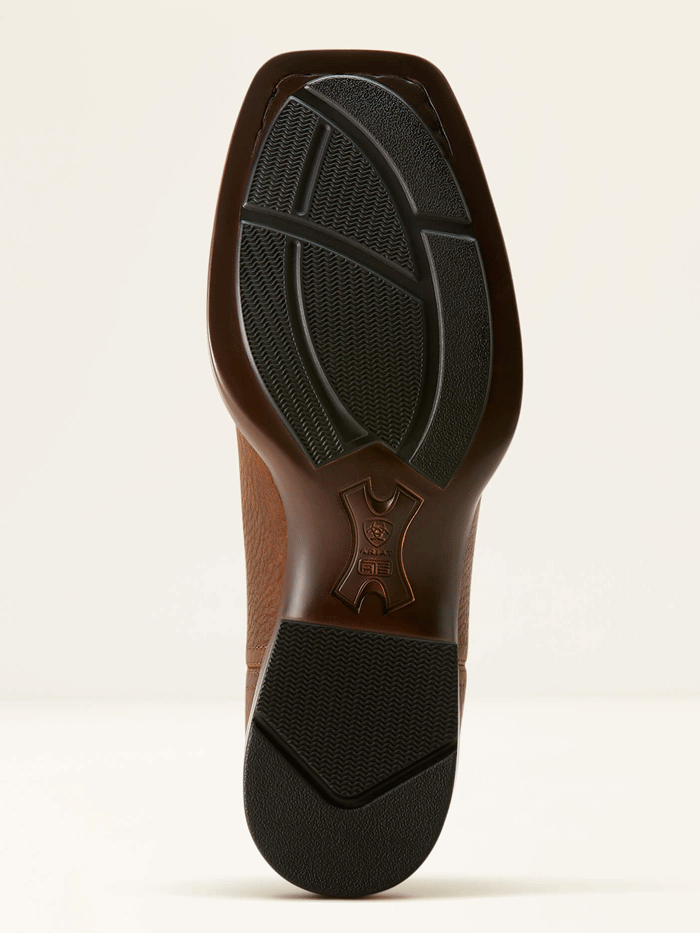 Ariat Men's Booker Ultra Western Boot - Brown Oiled Rowdy Cowboy Boots for Riding, Work & Country Style Fashion