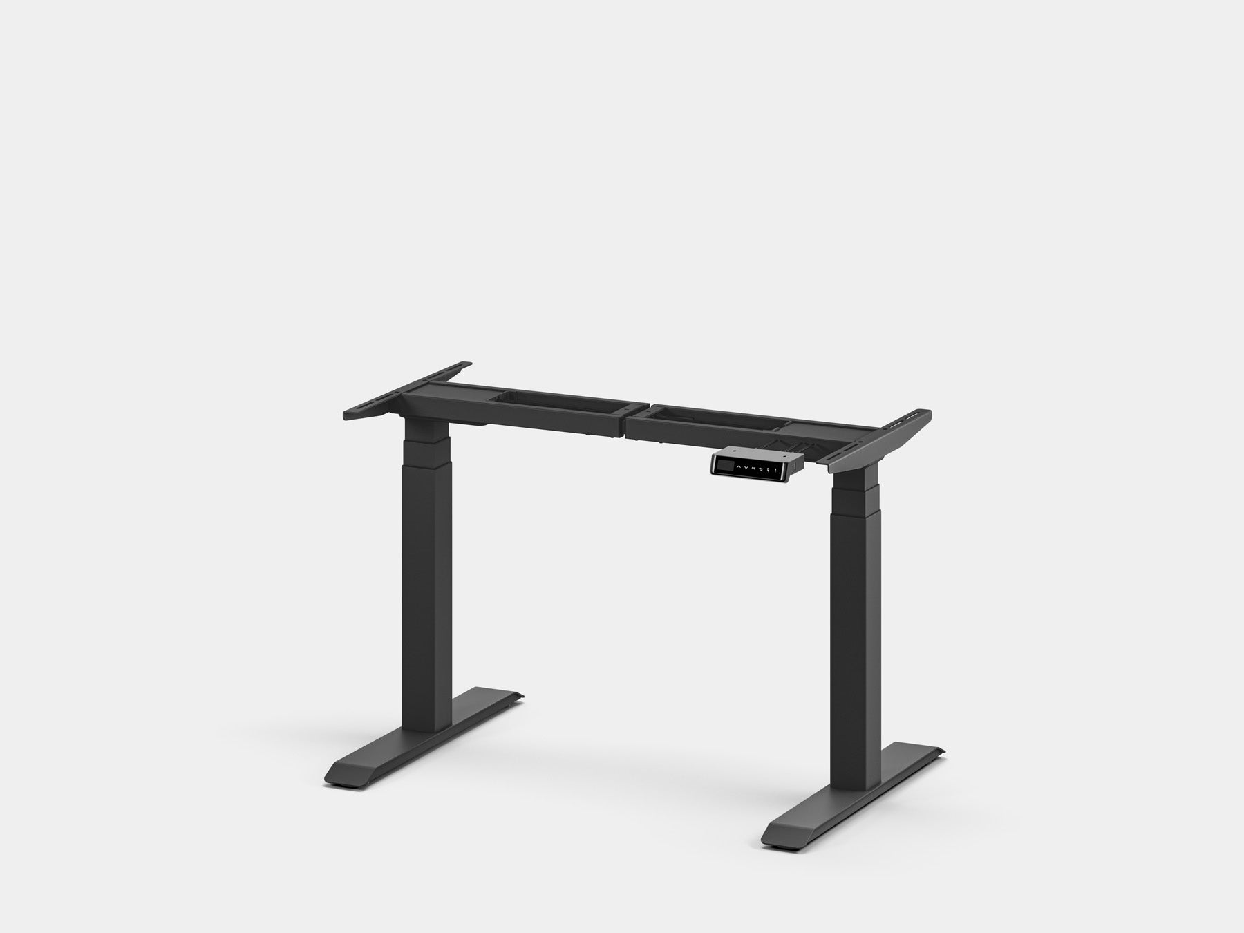 Adjustable Height Standing Desk Frame - Electric Sit Stand Desk Converter with Touch Panel Control for Home & Office Workspace - Ergonomic Workstation Solution for Back Pain Relief & Productivity Boost