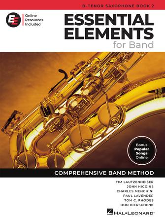 Essential Elements for Band - Bb Tenor Saxophone Book 2 with EEi (Interactive Practice Tools) - Perfect for School Bands, Private Lessons & Home Practice