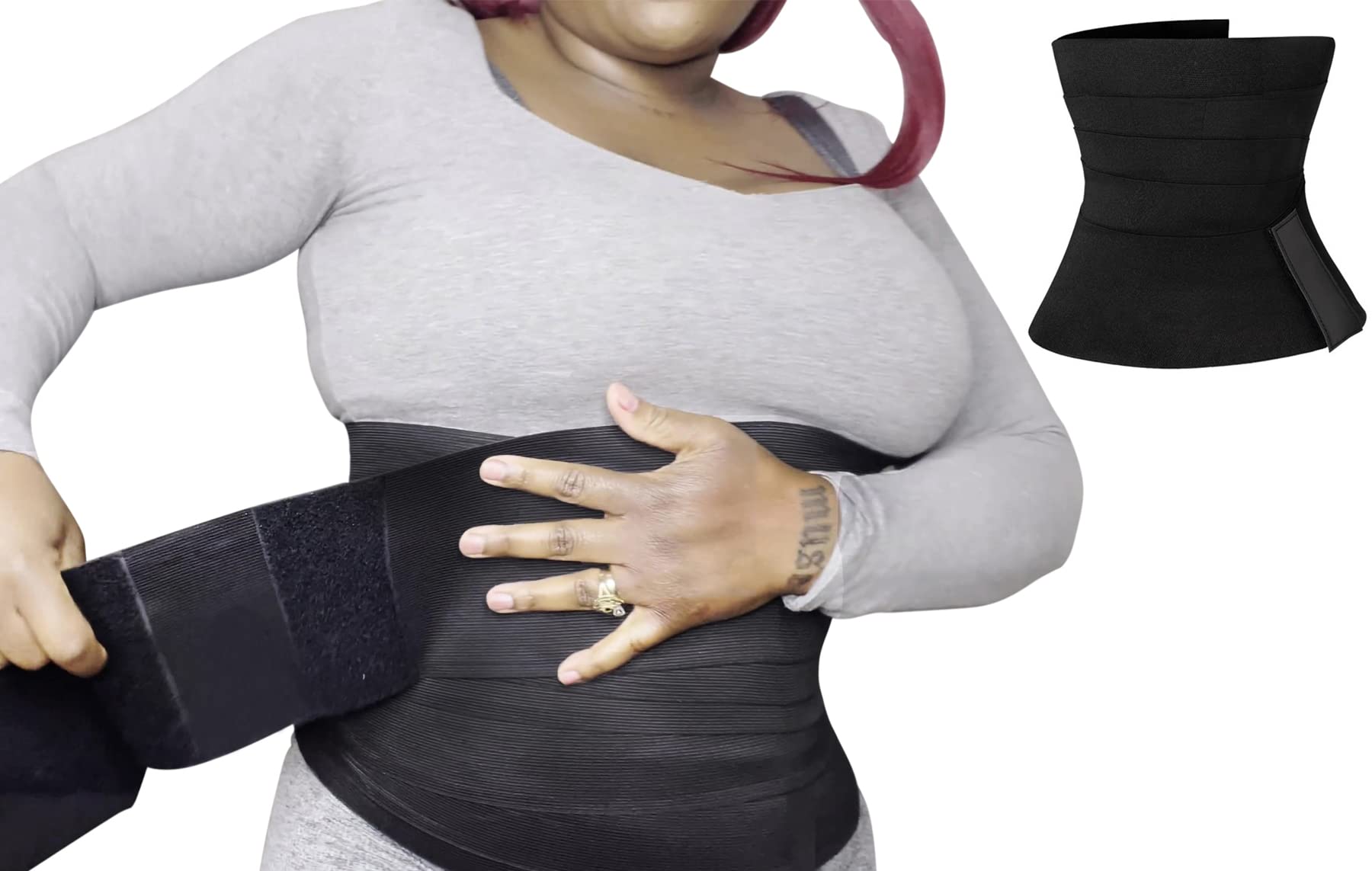Plus Size Waist Trainer for Women - Lower Belly Fat Slimming Corset, Tummy Control Shapewear for Workout & Sweat Waist Trimmer | TikTok Viral Waist Cincher for Instant Curves, Perfect for Gym, Yoga & Everyday Wear