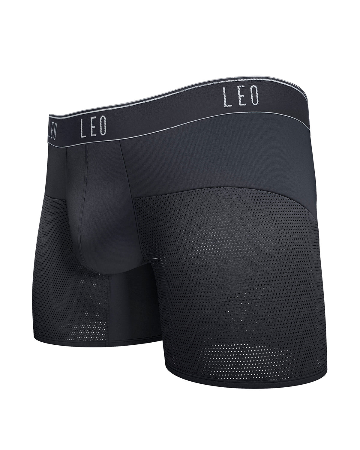 Breathable High-Tech Mesh Boxer Briefs with Ergonomic Support Pouch - Perfect for Gym, Running & Everyday Comfort