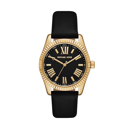 Gold/Black Leather