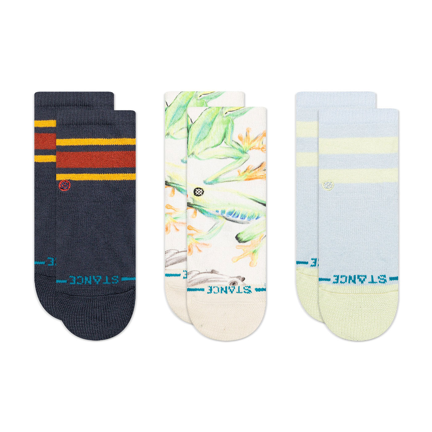 Baby and Toddler Crew Socks - Soft Non-Slip 3-Pack Navy Blue - Perfect for Playtime, Daycare & First Steps