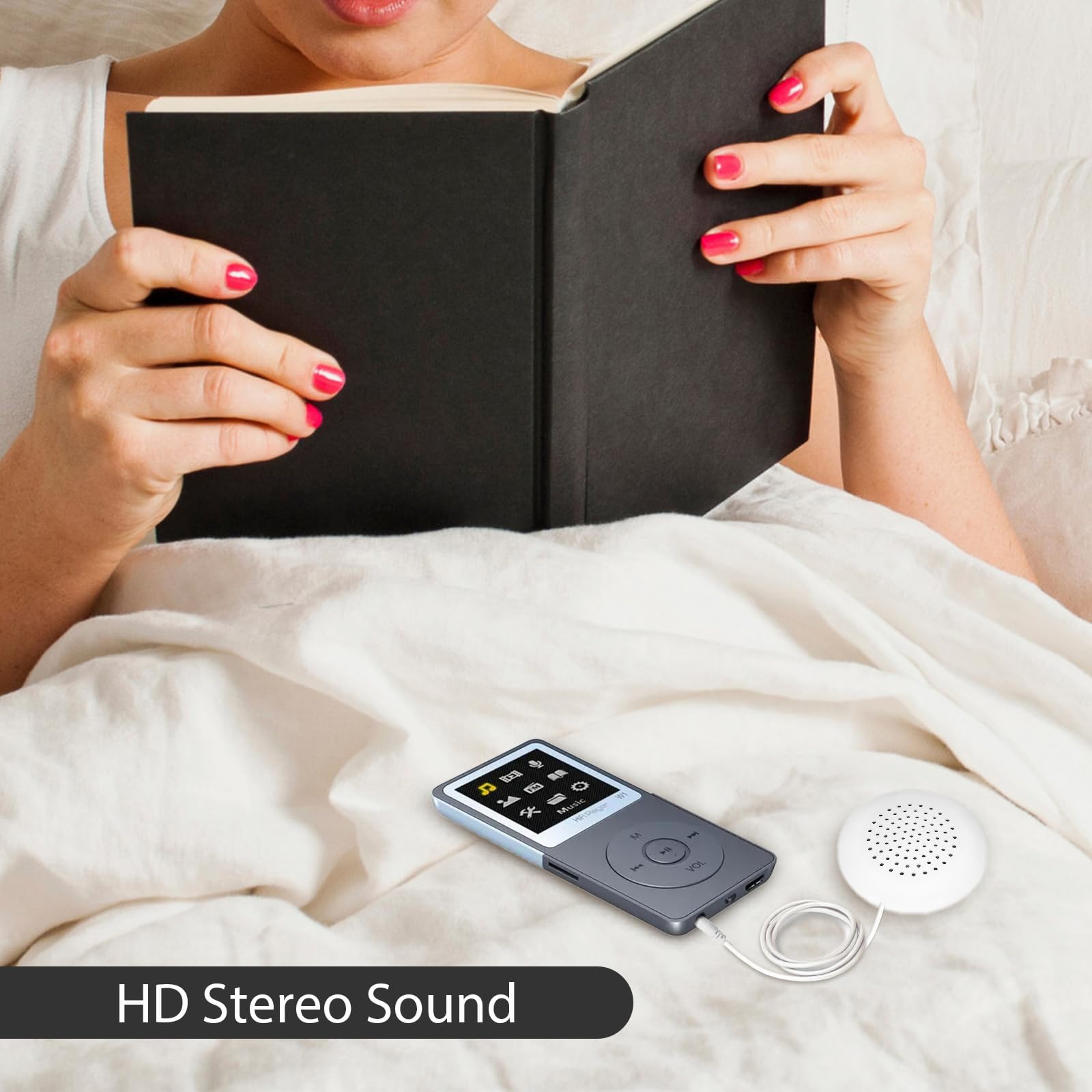 5pcs Under Pillow Speakers for Sleeping - 3.5mm Mini Stereo Headphones for MP3, Phone, CD Player - Perfect for Bedtime Relaxation, Meditation & White Noise Therapy
