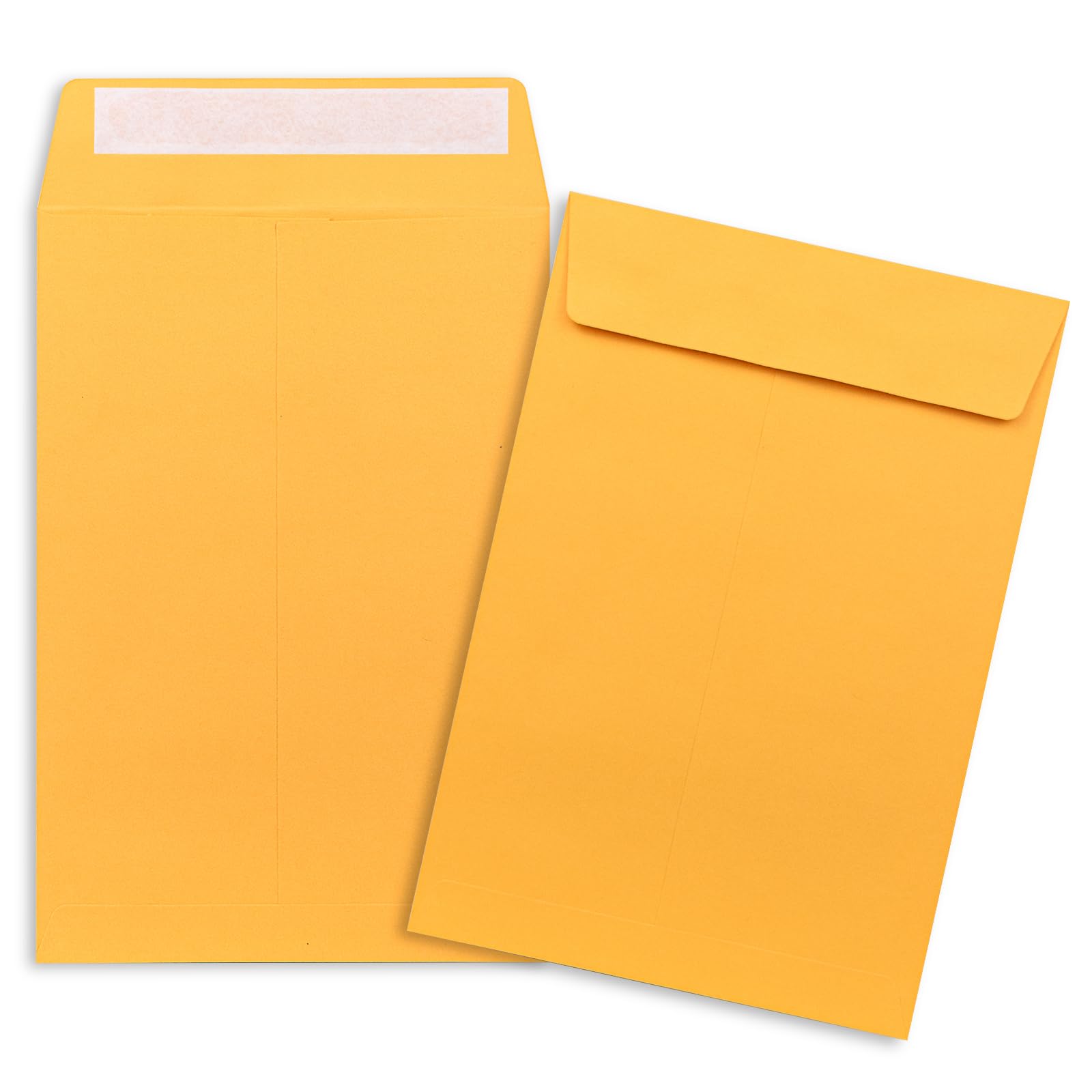 6x9 Self Seal Envelopes 50 Pack - Manila Mailing Envelopes for Photos, Cards, Documents | Perfect for Business Mailings, Wedding Invitations & Office Use