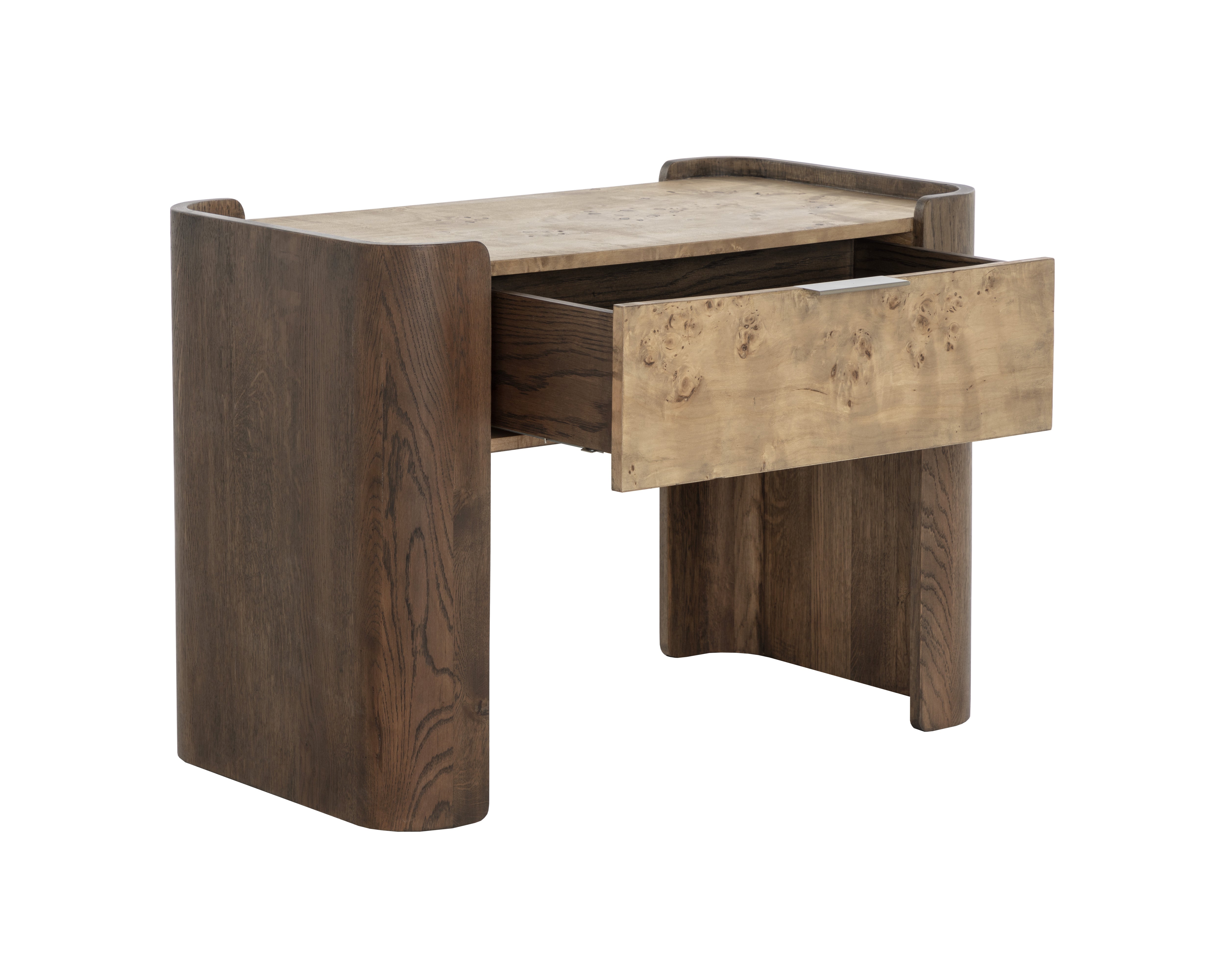Modern Beryl Nightstand - Stylish Bedside Table with Storage Drawer for Bedroom, Living Room, or Office - Perfect for Small Spaces & Home Decor