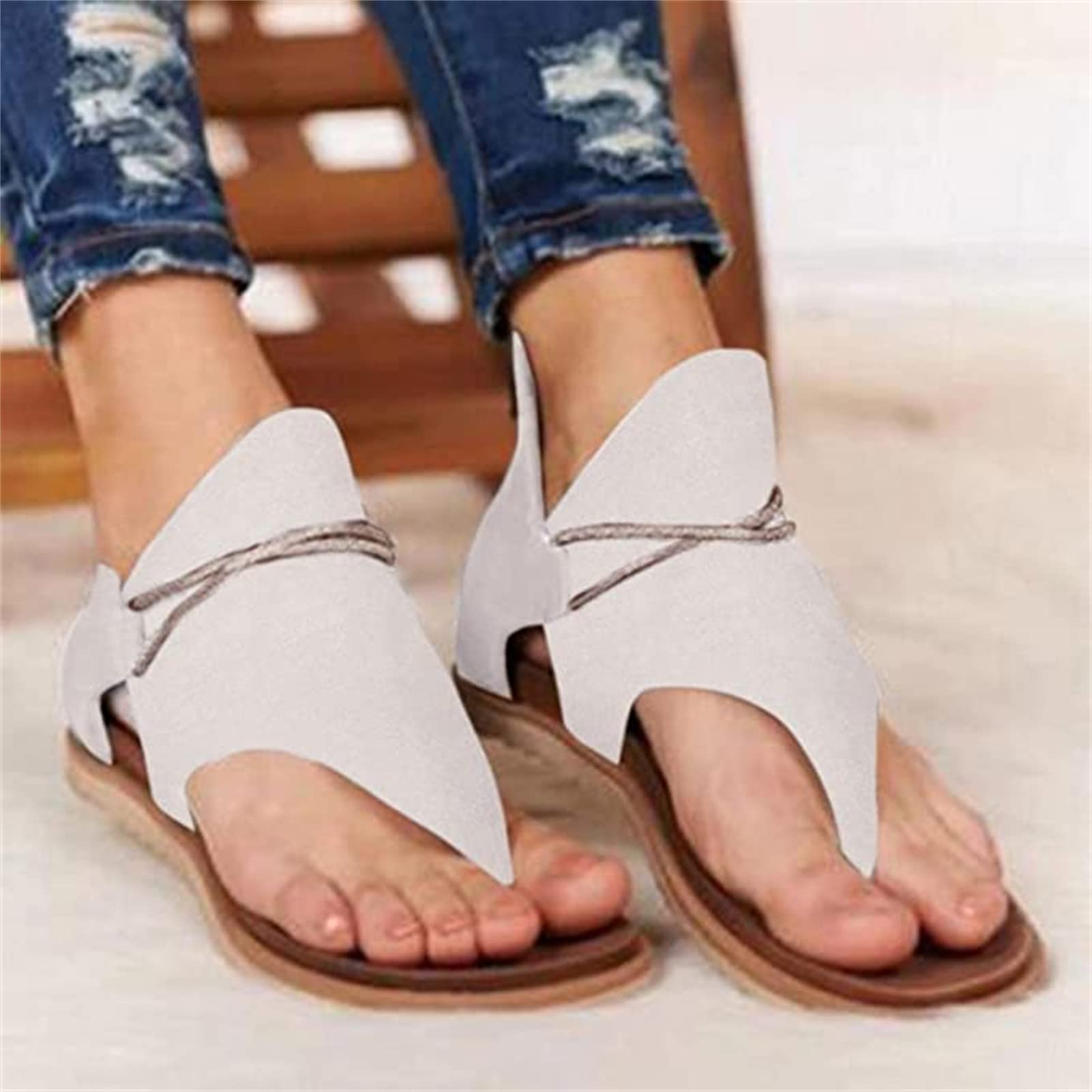 Women's Dressy Summer Sandals - Comfortable Thong Flip Flops with Clip Toe for Beach, Walking & Casual Wear | Stylish Flat Sandals & Slippers for Outdoor Activities, Vacations & Daily Use