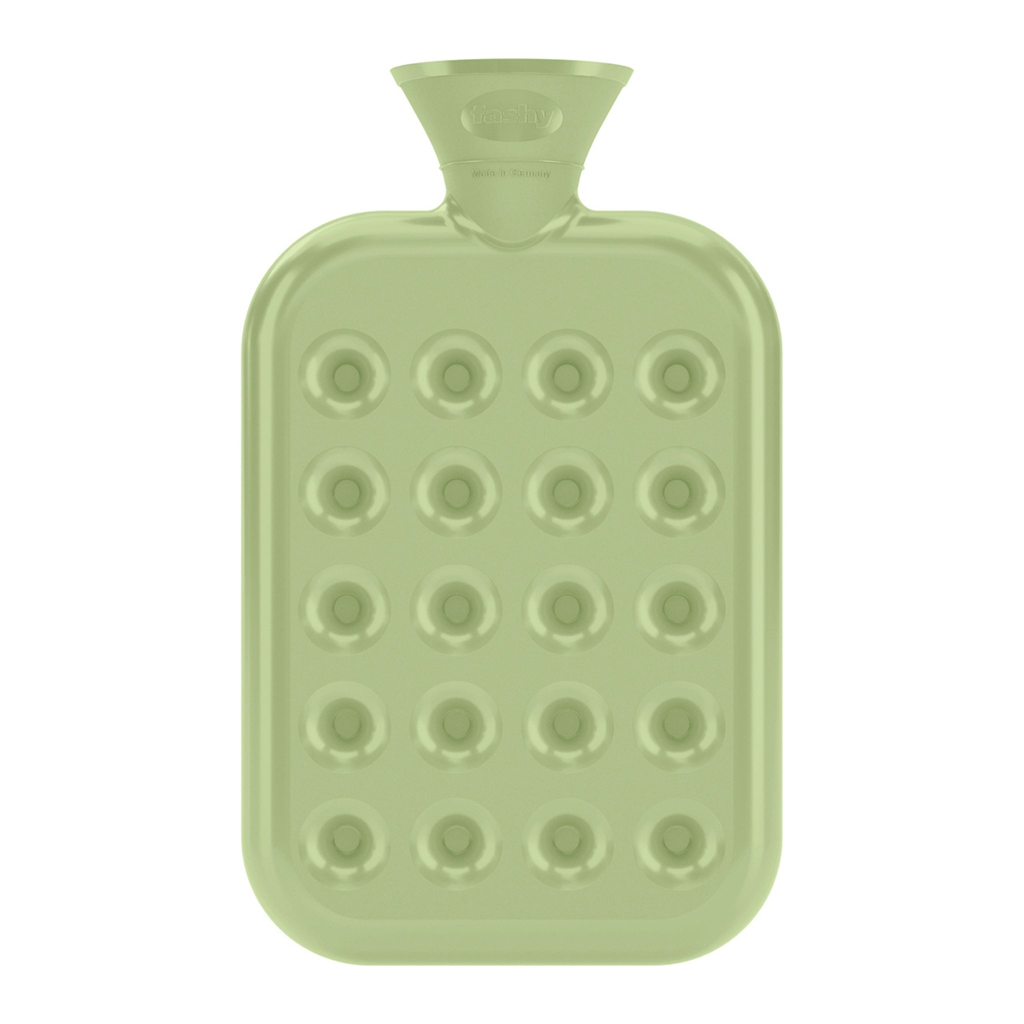 1.2L Pastel Green Honeycomb Pattern Hot Water Bottle - Soft Padded & Stylish for Pain Relief, Warmth & Comfort - Perfect for Cold Nights, Period Cramps & Cozy Relaxation