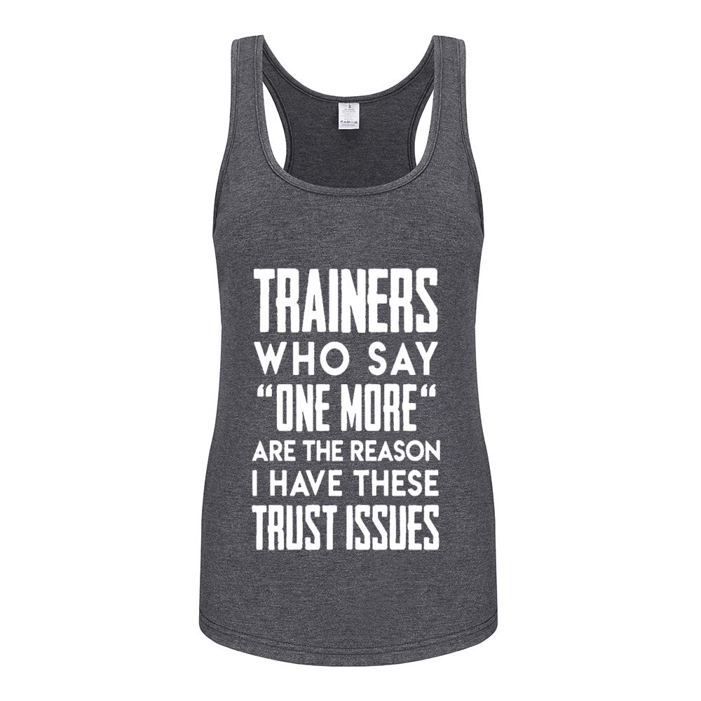 Funny Workout Tank Tops for Women - Gym Racerback Sleeveless Shirts with Motivational Sayings | Perfect for Fitness Training, Yoga & Running
