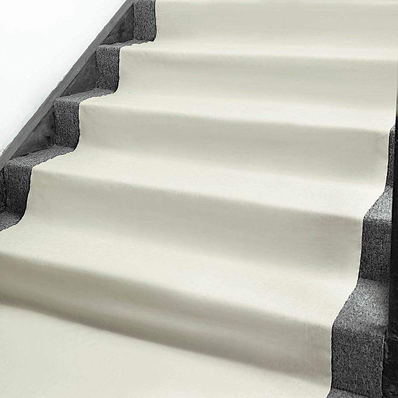 100 ft Long White PVC Wedding Aisle Runner - Durable & Non-Slip Ceremony Pathway for Indoor/Outdoor Weddings, Events & Photo Shoots