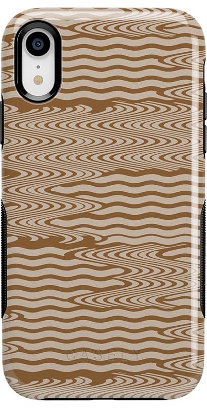 Mocha Ripple | Brown Waves