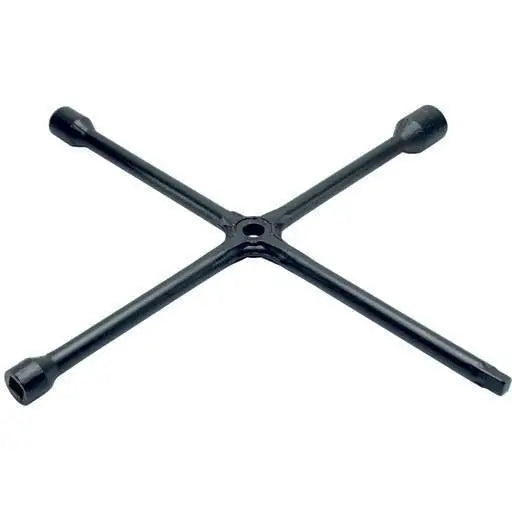 Ken Tool 4-Way Truck Wrenches with Center Hole - Heavy Duty Lug Nut Wrench for Semi Trucks & Trailers - Perfect for Roadside Repairs & Tire Changes